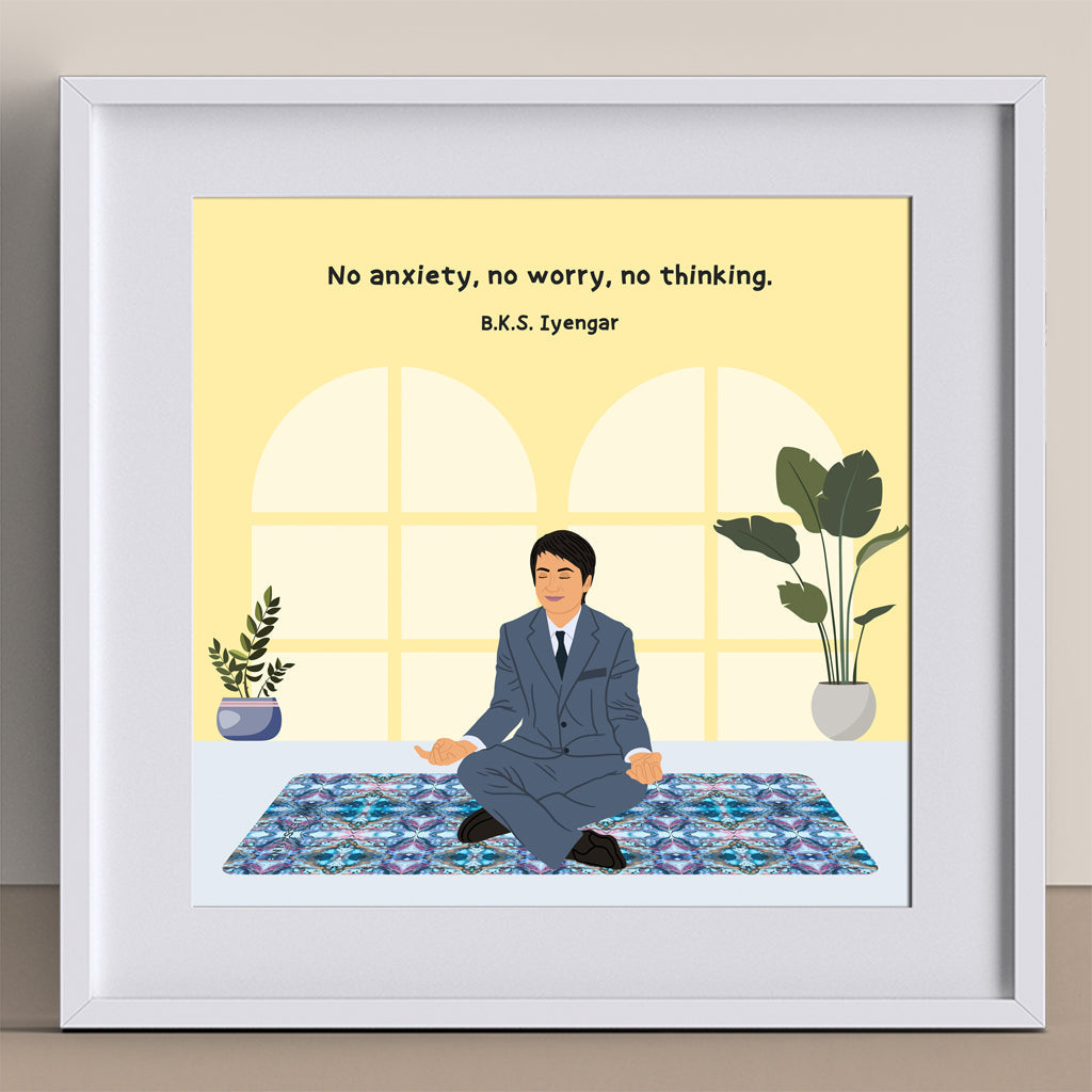 No Anxiety Doodle Card