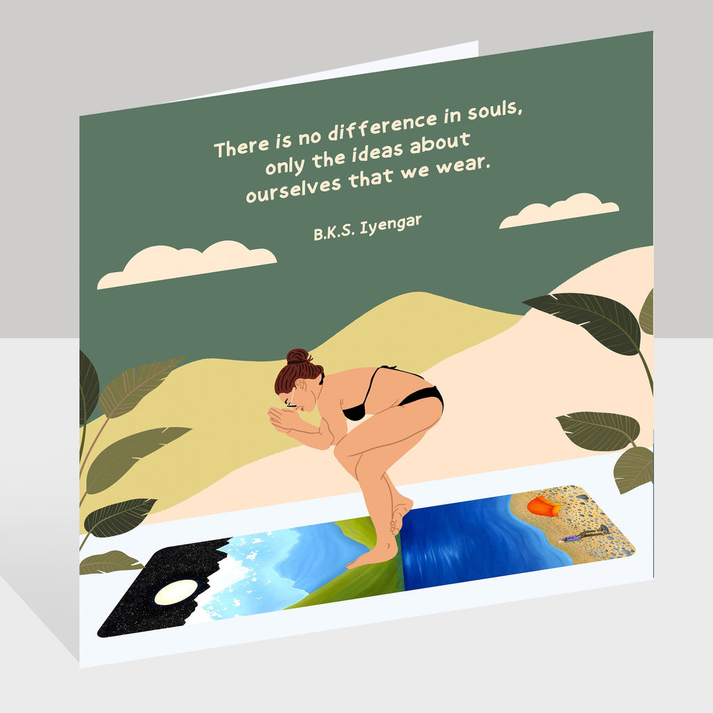 No Difference In Souls Doodle Card