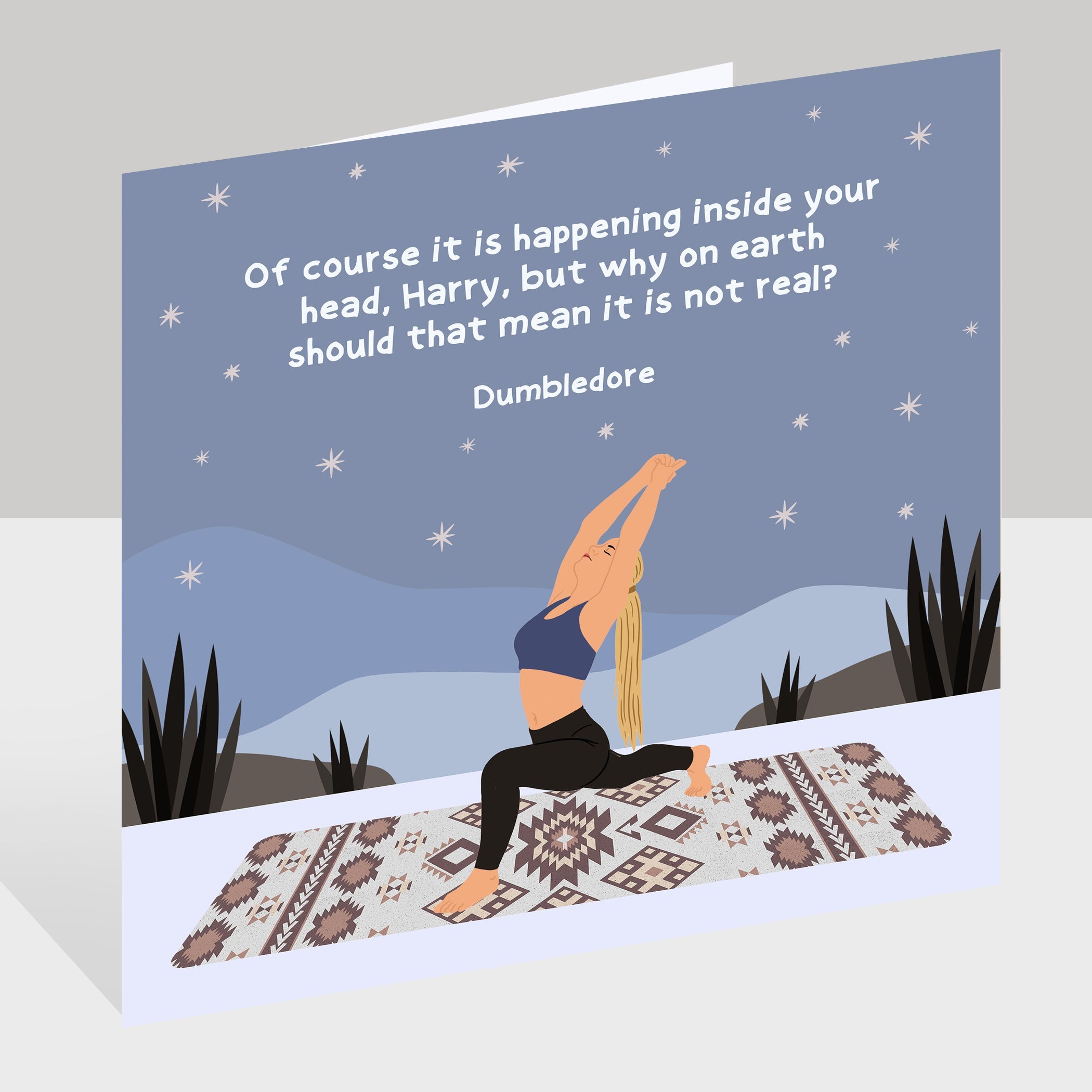 Not Real Doodle Card