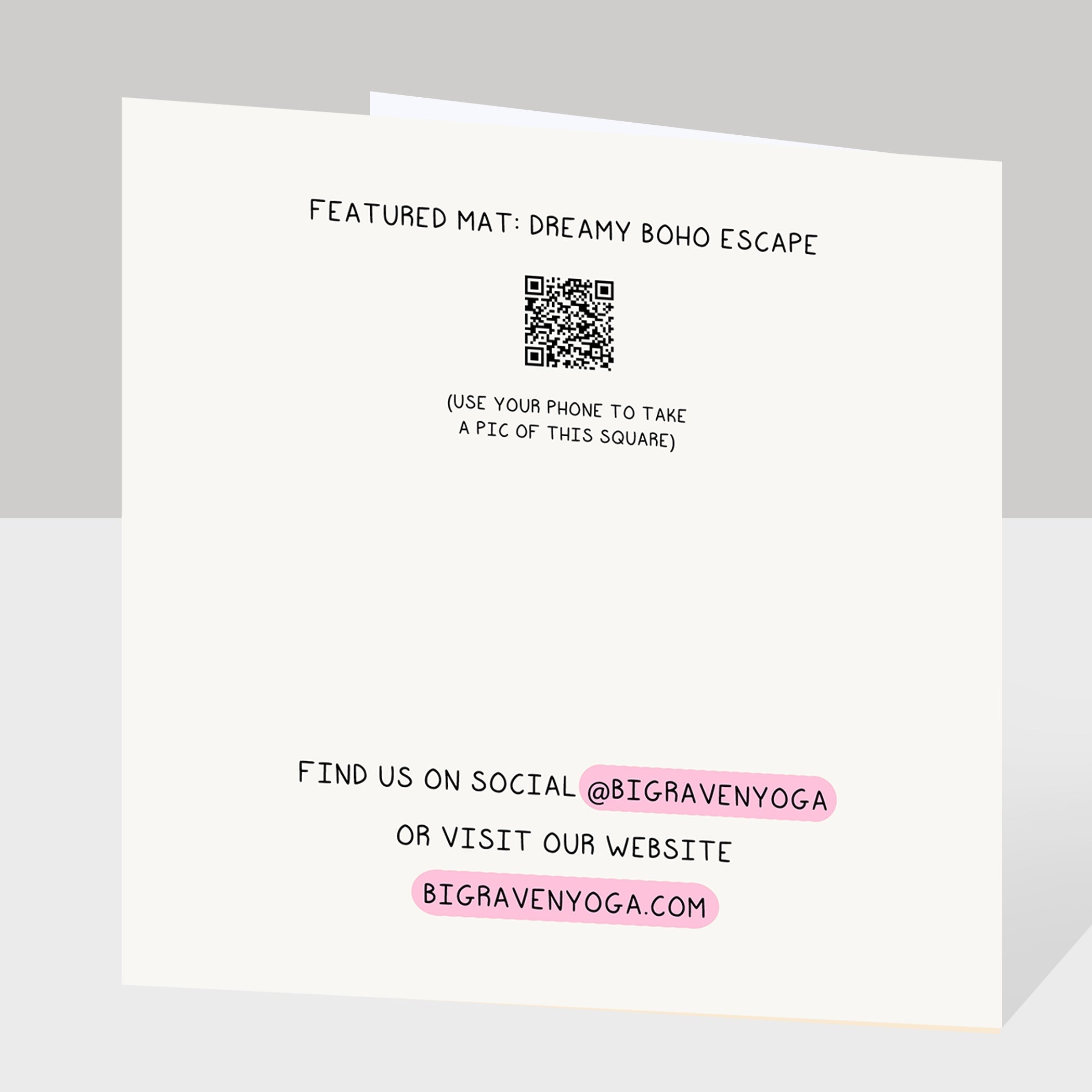 Note to self Doodle Card