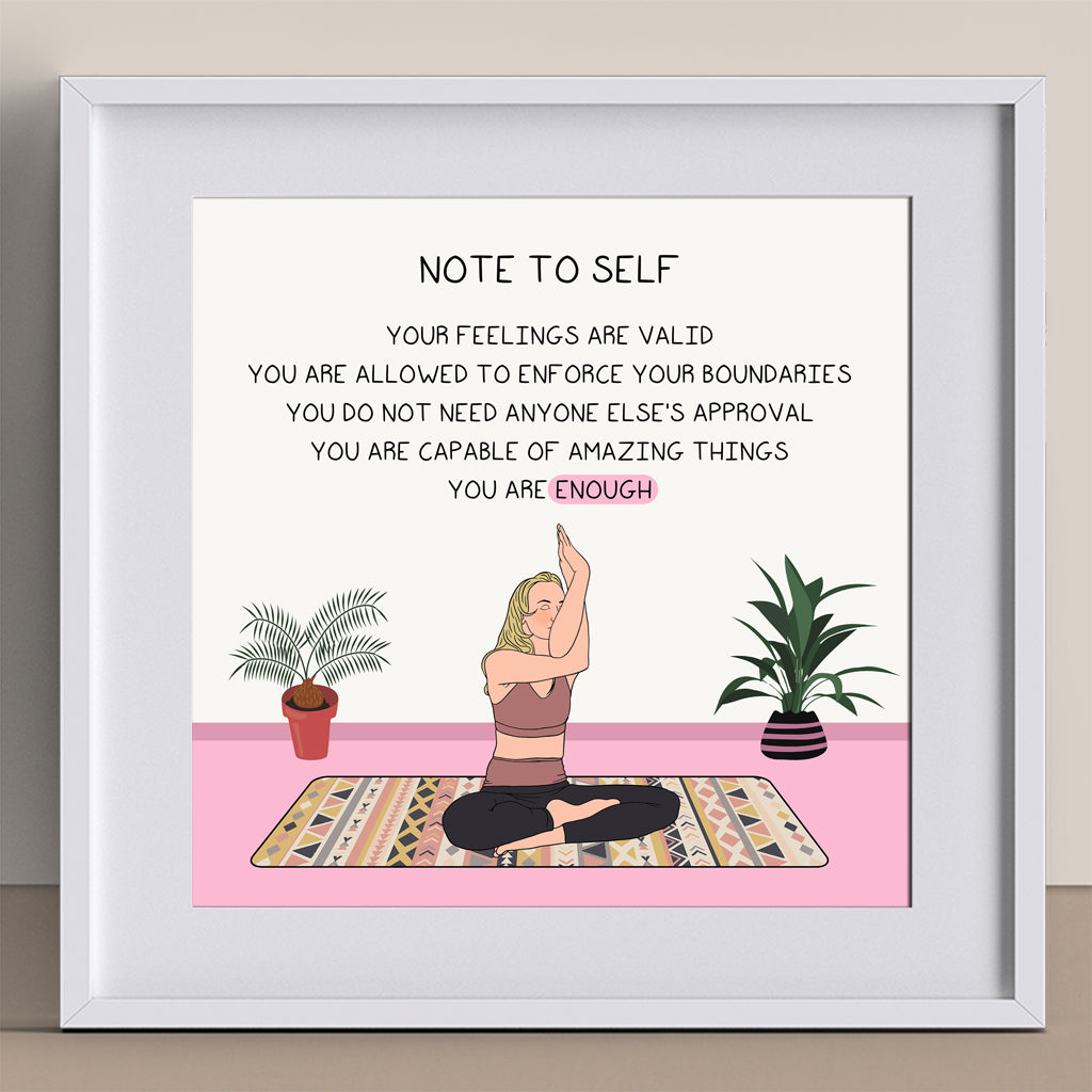 Note to self Doodle Card