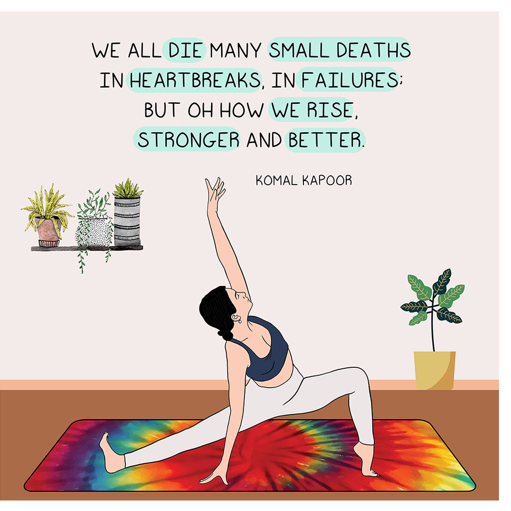 Oh how we rise stronger and better Doodle Card