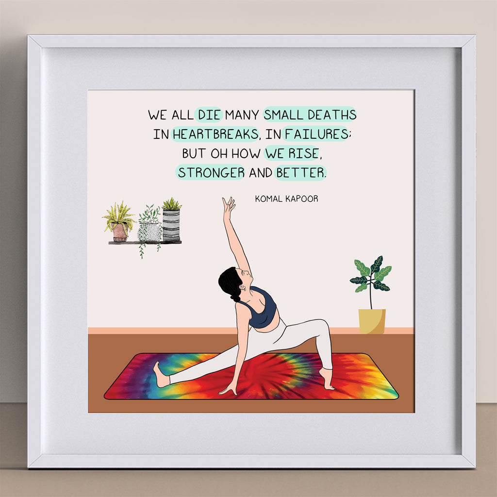 Oh how we rise stronger and better Doodle Card