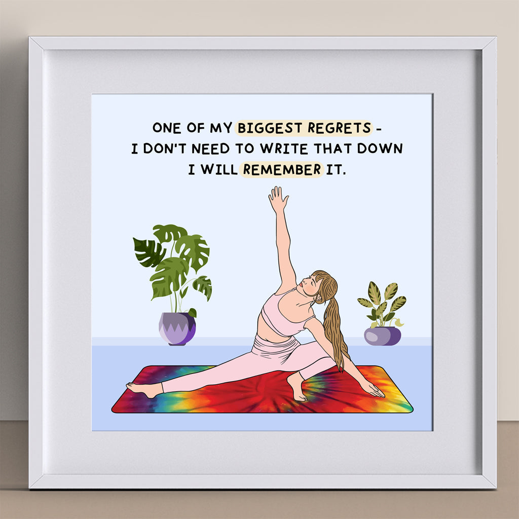 One Of My Biggest Regrets Doodle Card