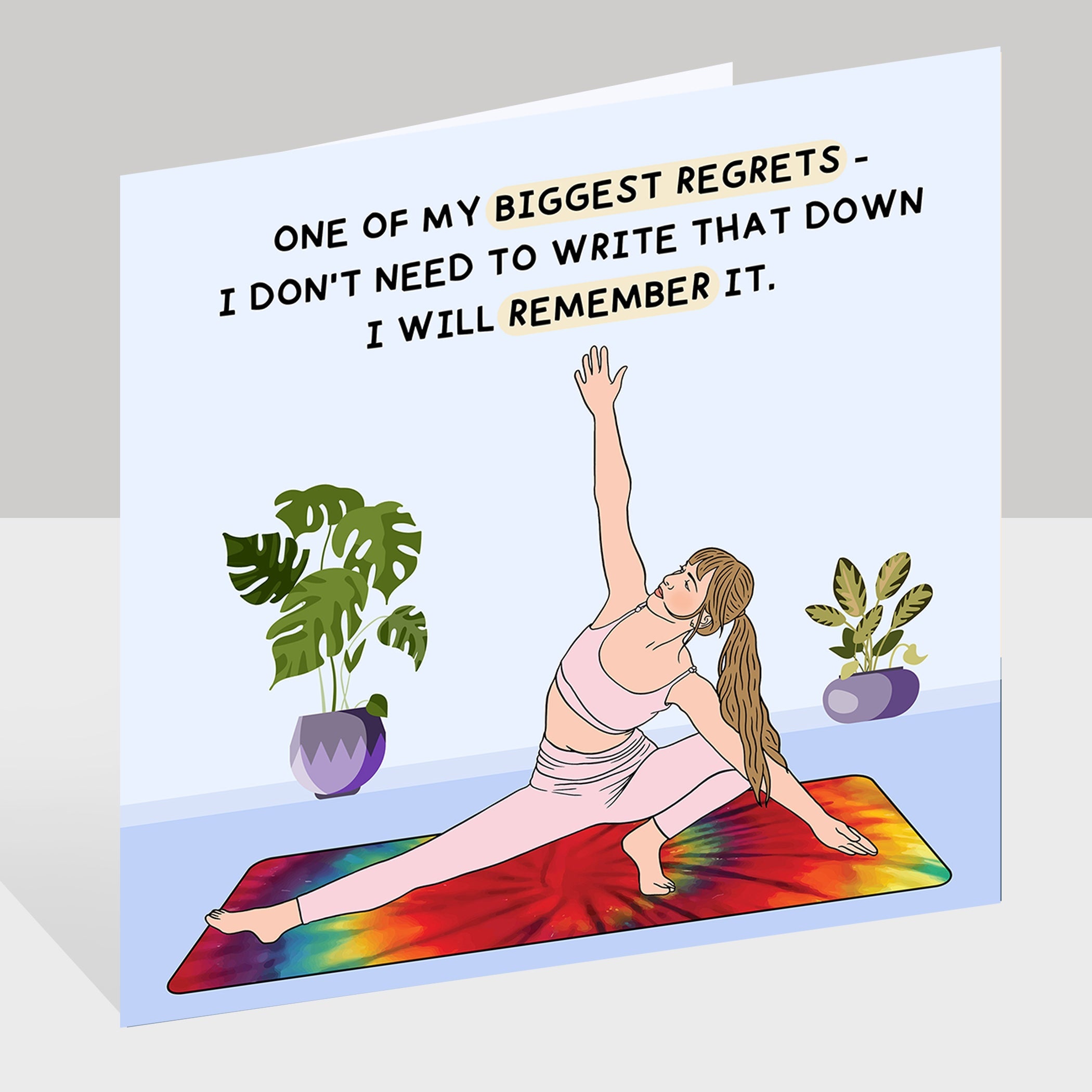 One Of My Biggest Regrets Doodle Card