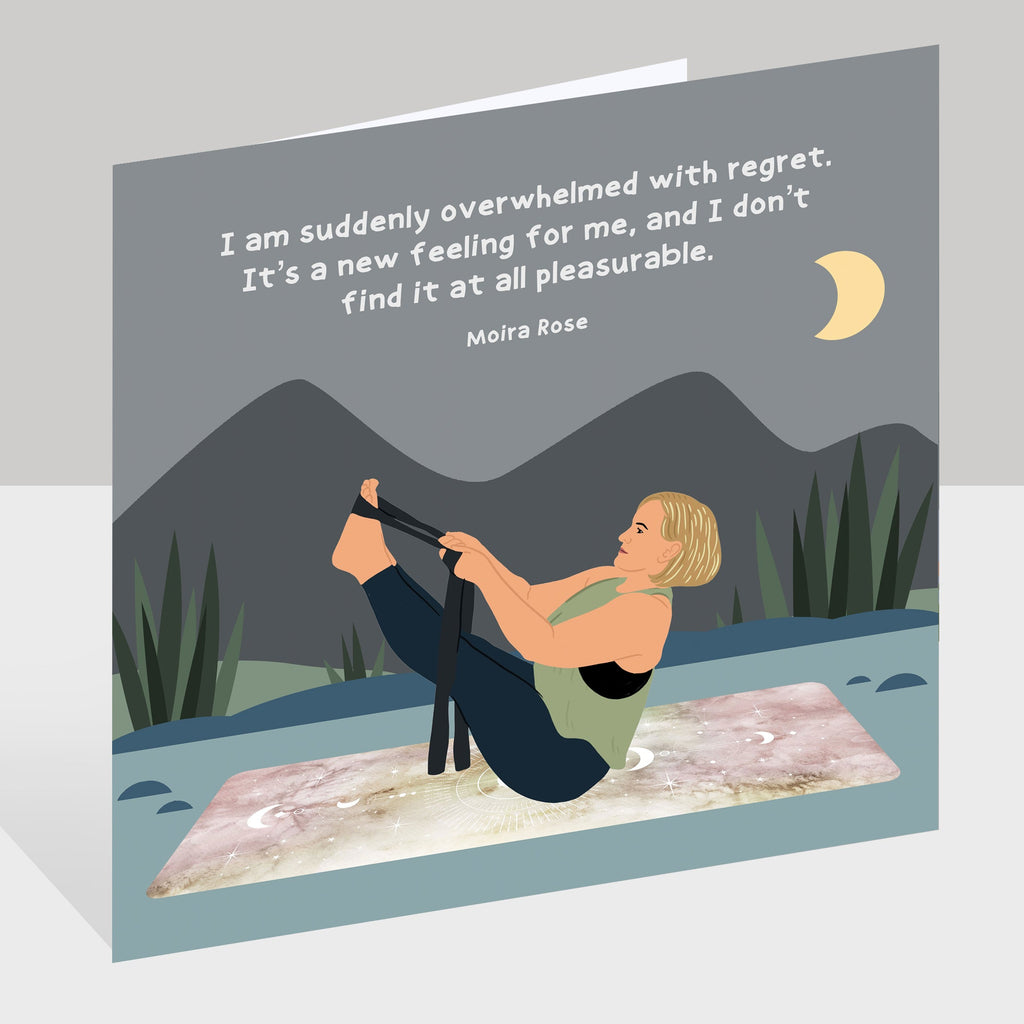 Overwhelmed With Regret Doodle Card