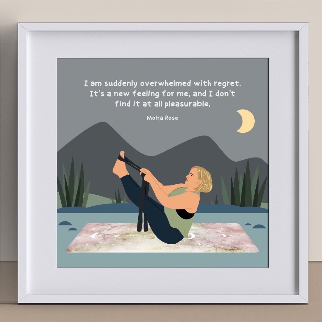 Overwhelmed With Regret Doodle Card