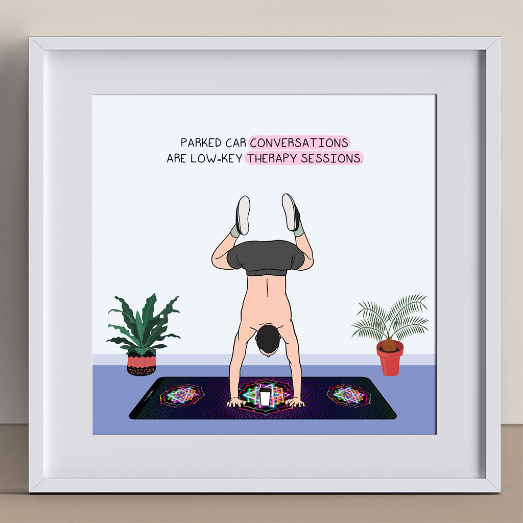 Parked-car conversations Doodle Card