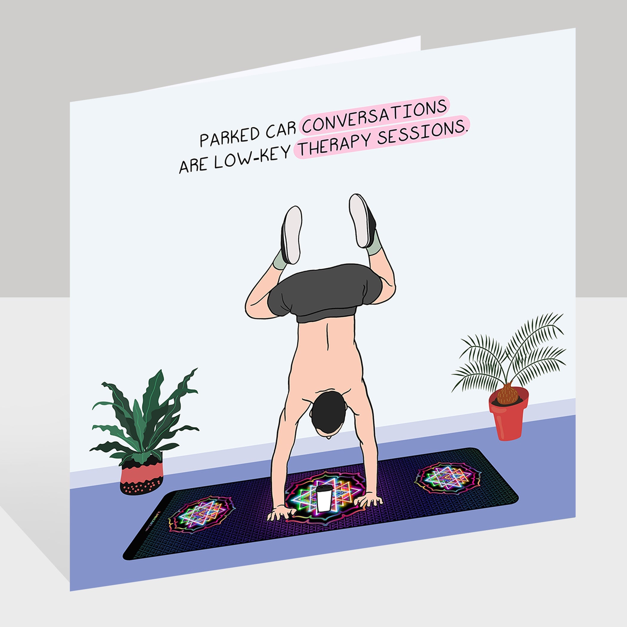 Parked-car conversations Doodle Card