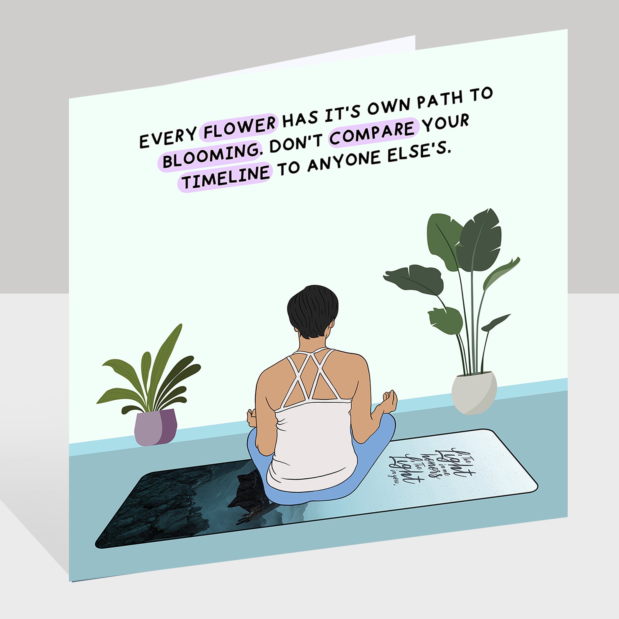 Path To Blooming Doodle Card