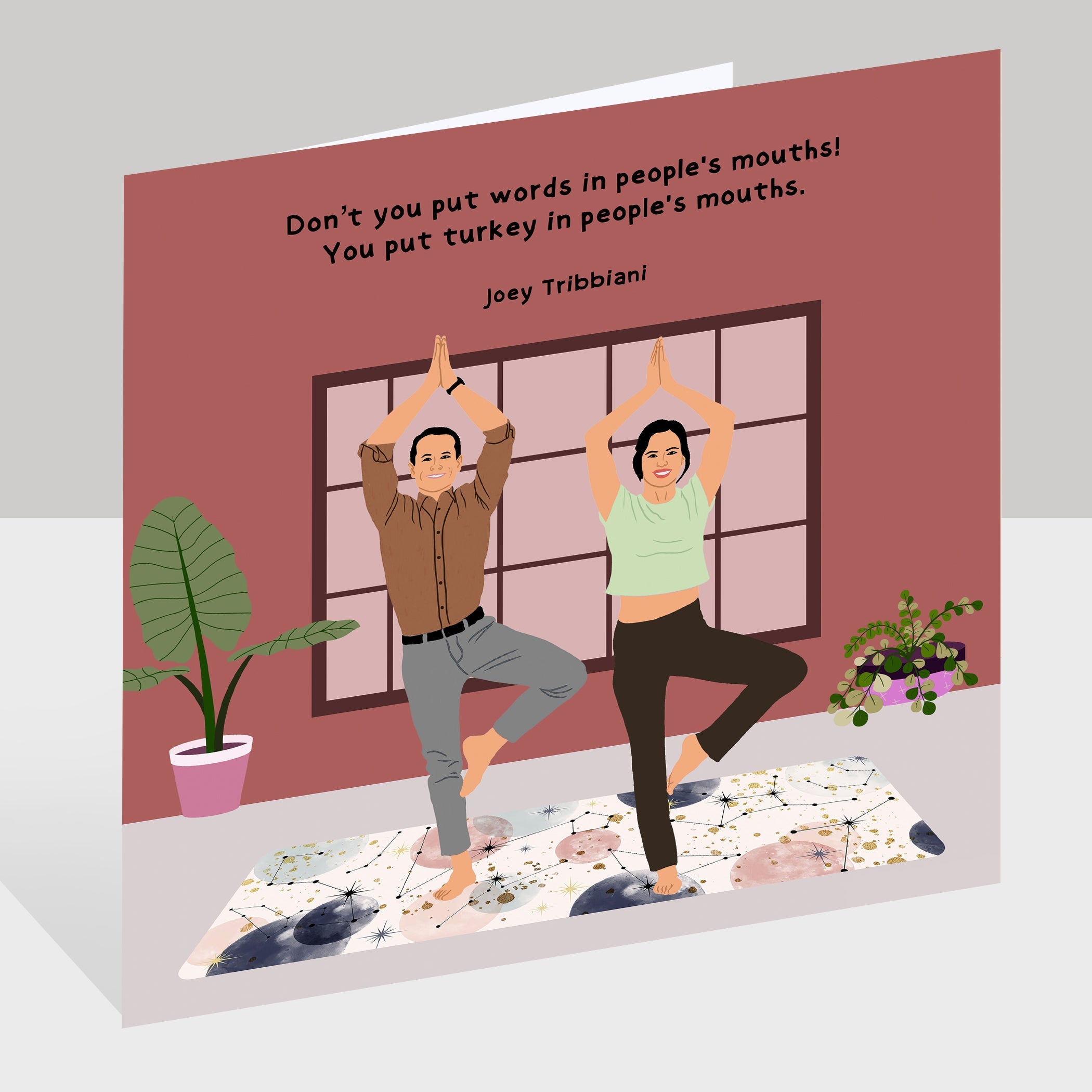 People's Mouth Doodle Card