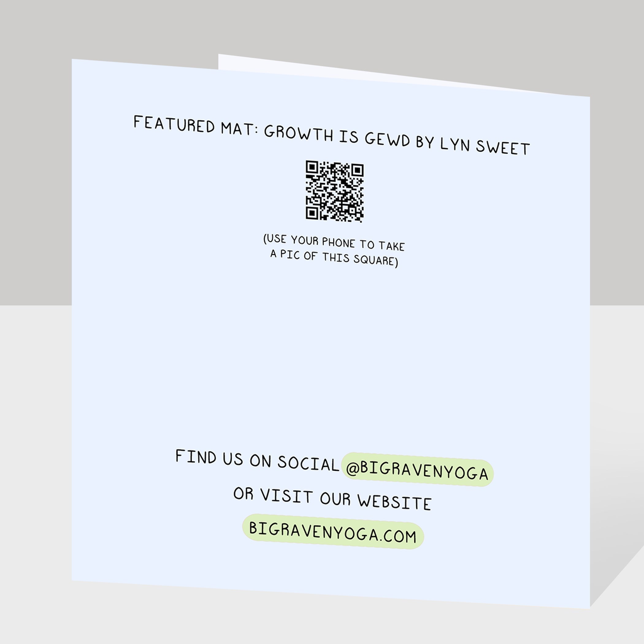 Person To Get Up For A Morning Yoga Class Doodle Card