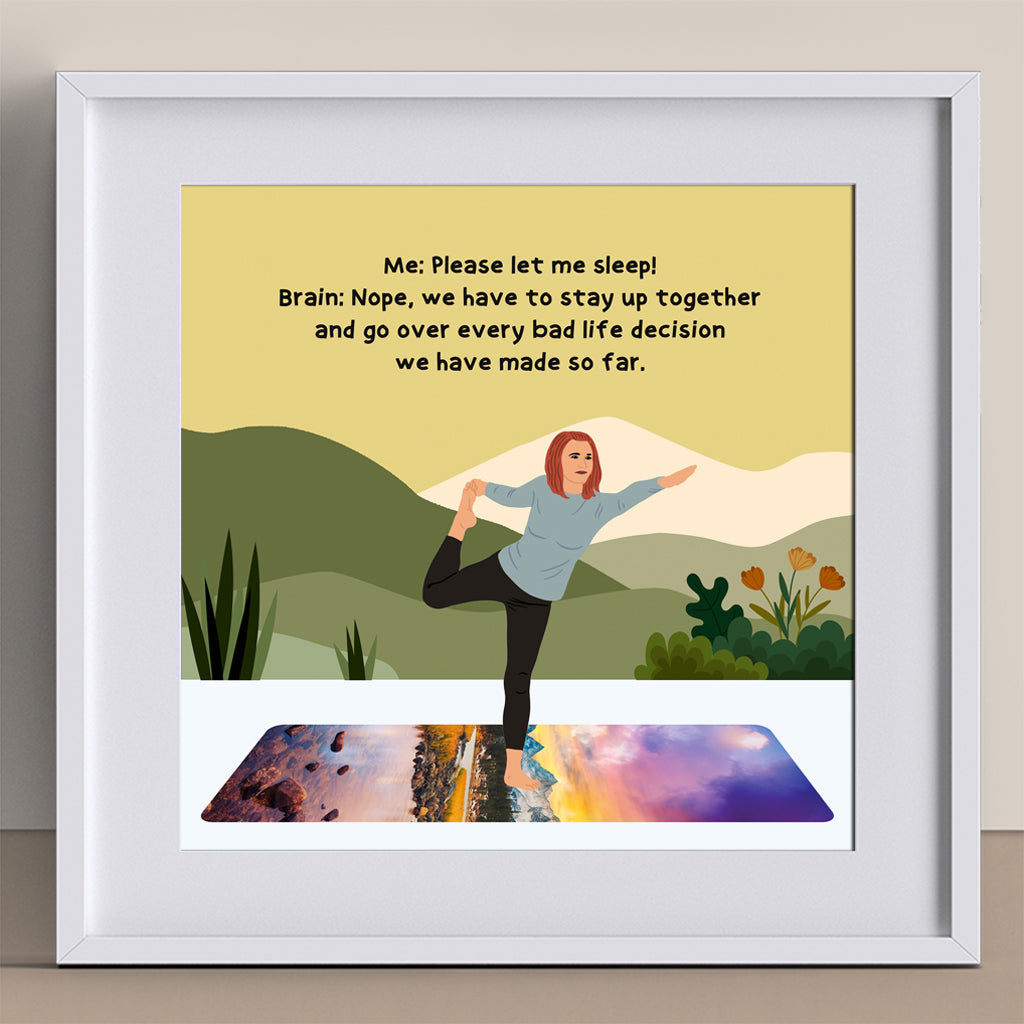 Please Let Me Sleep Doodle Card