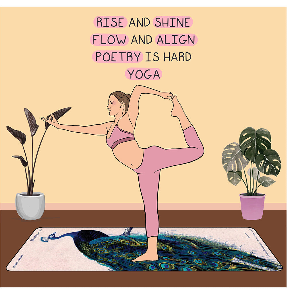 Poetry Yoga Doodle Card