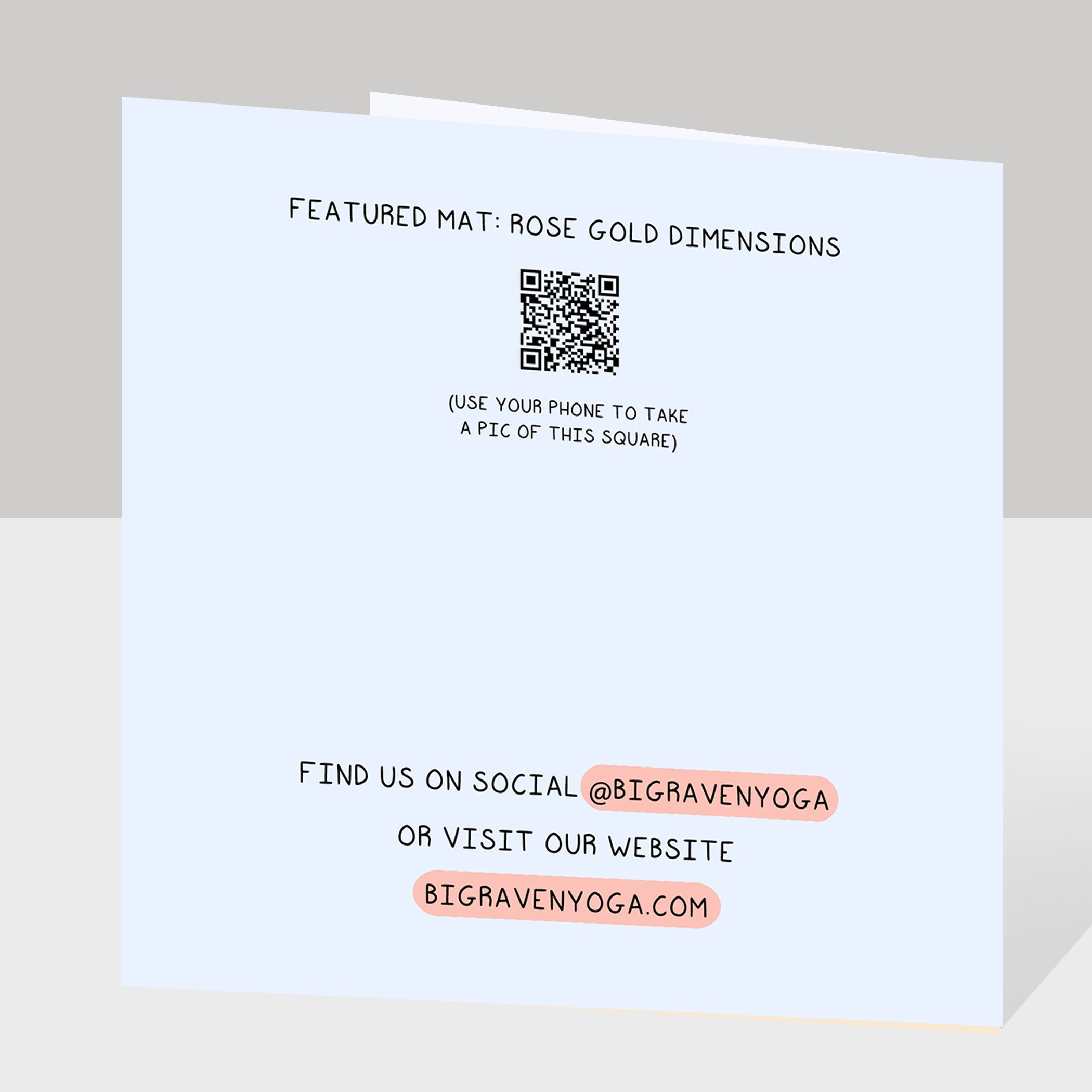 Purvottanasana Doodle Card