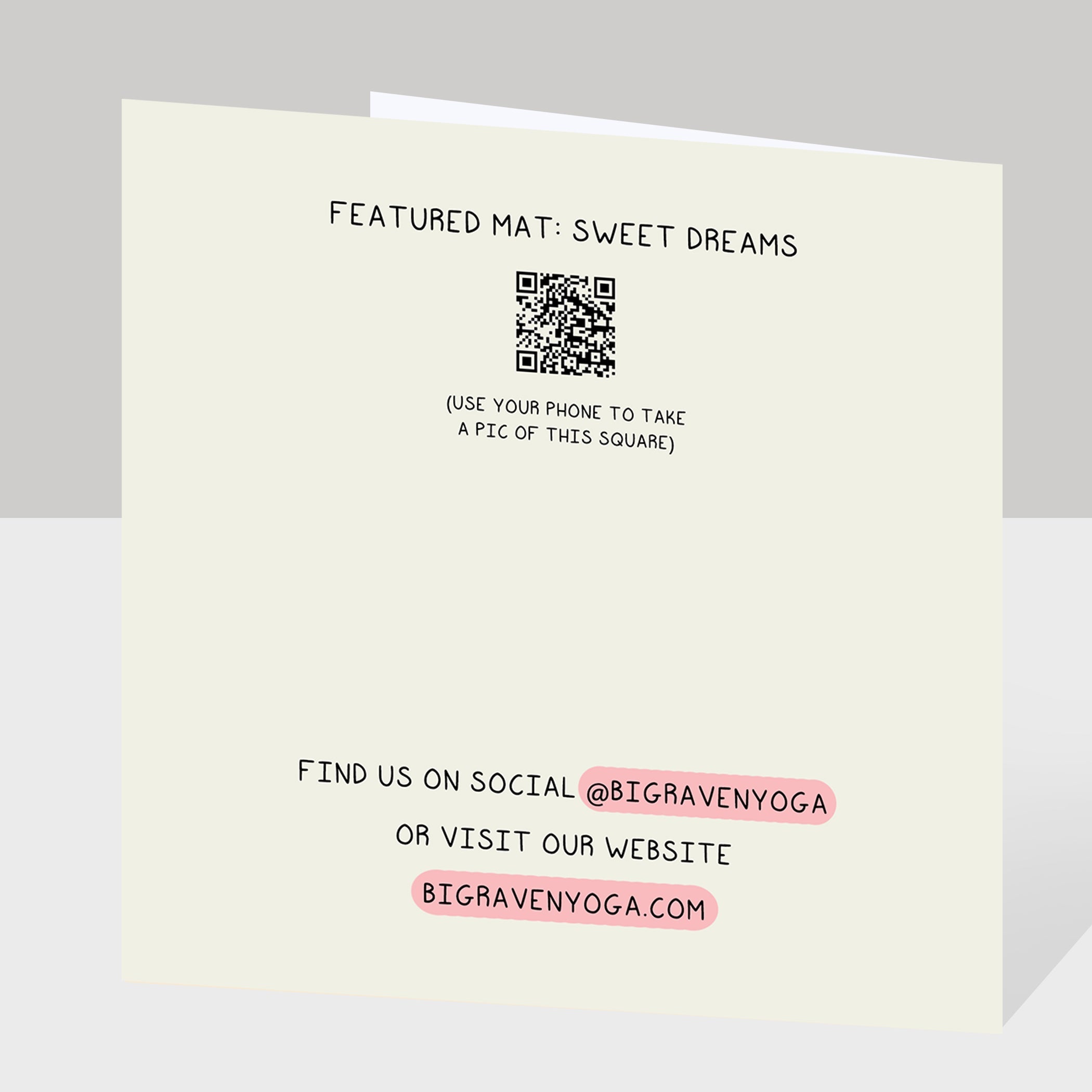 Quiet The Mind Doodle Card