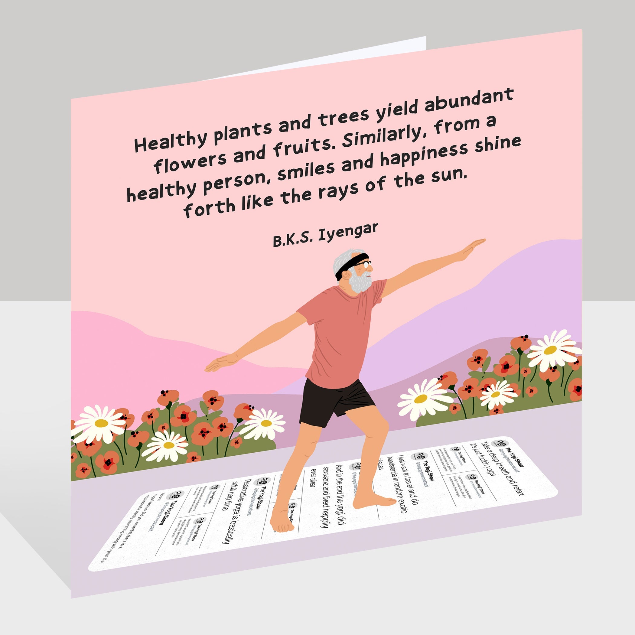 Rays Of The Sun Doodle Card