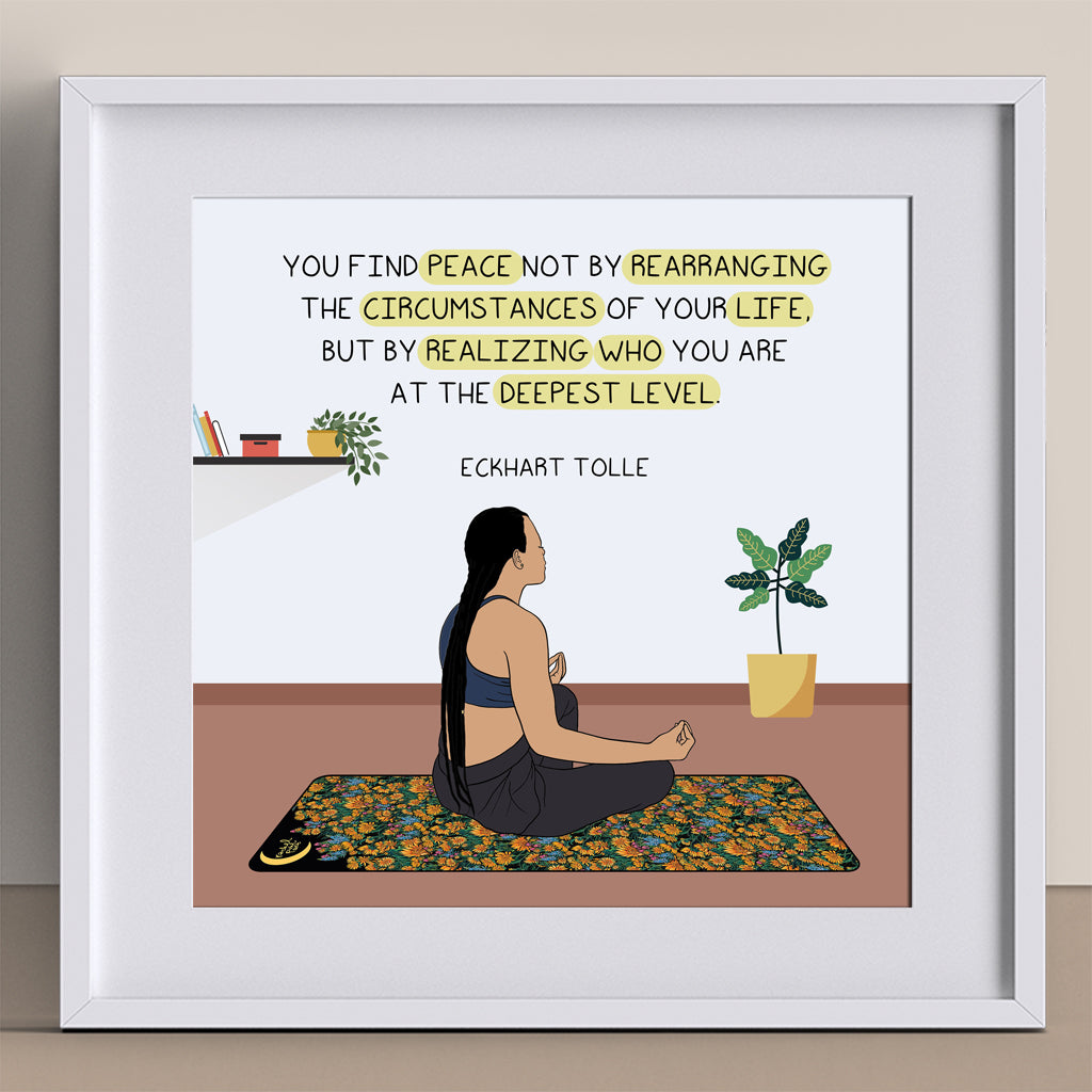 Realizing who you are Doodle Card