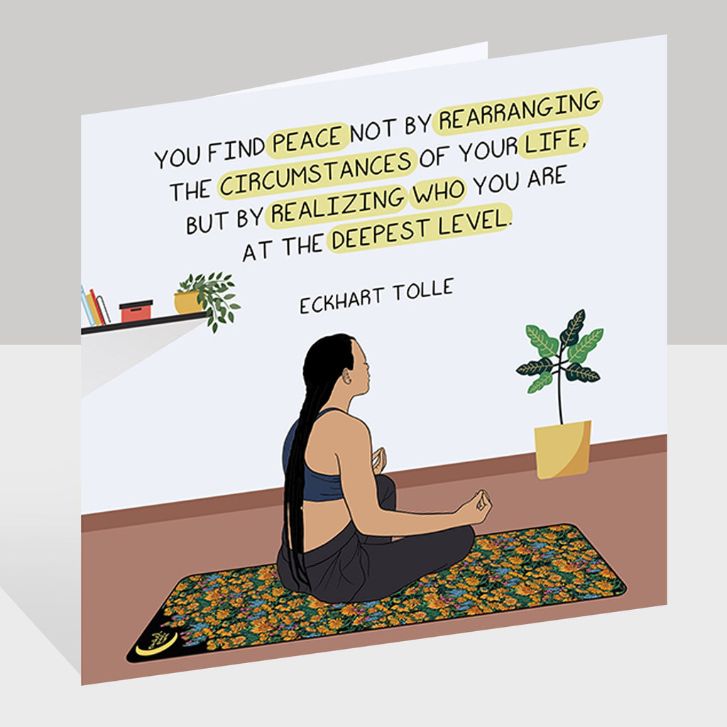 Realizing who you are Doodle Card