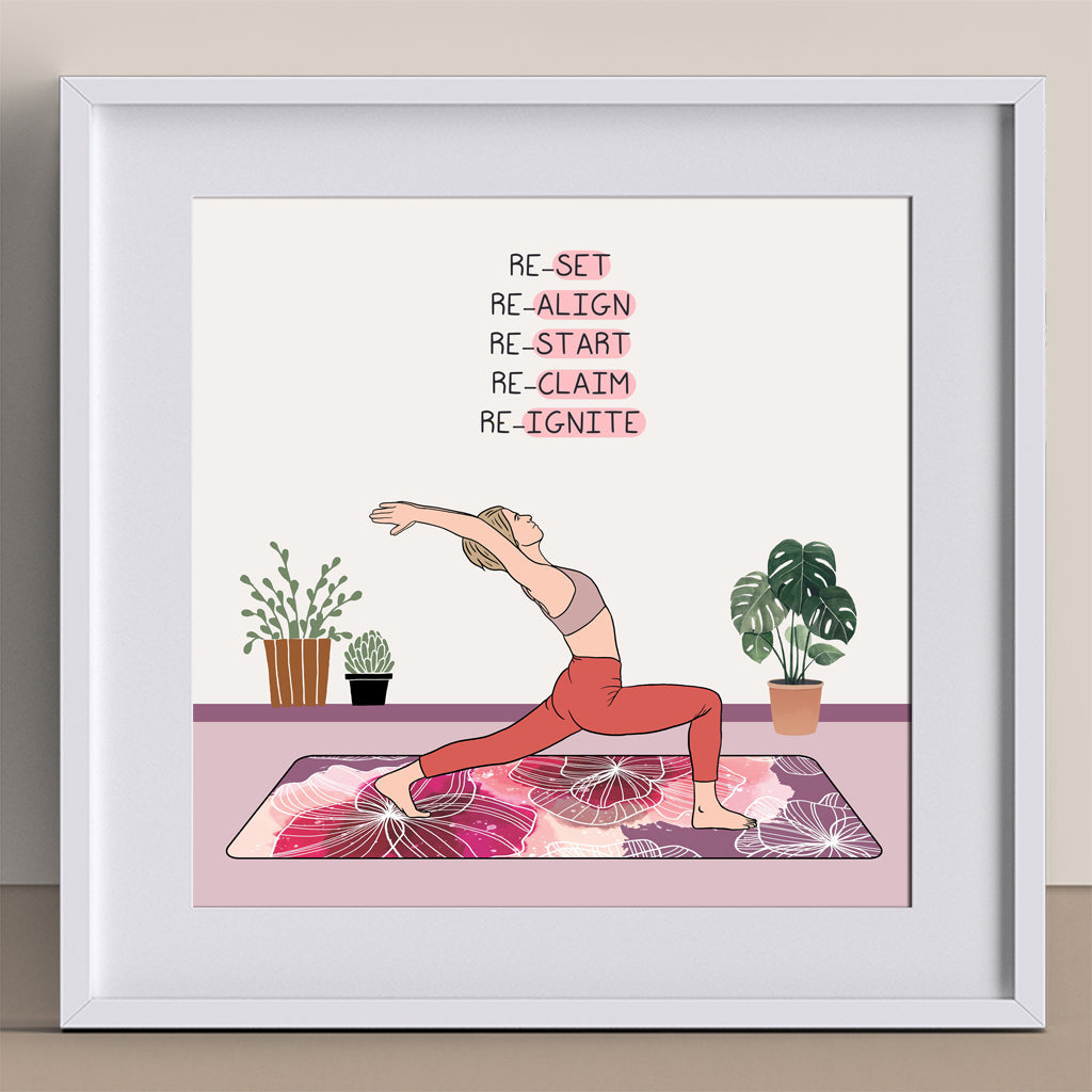 Reset, Realign, Restart Doodle Card