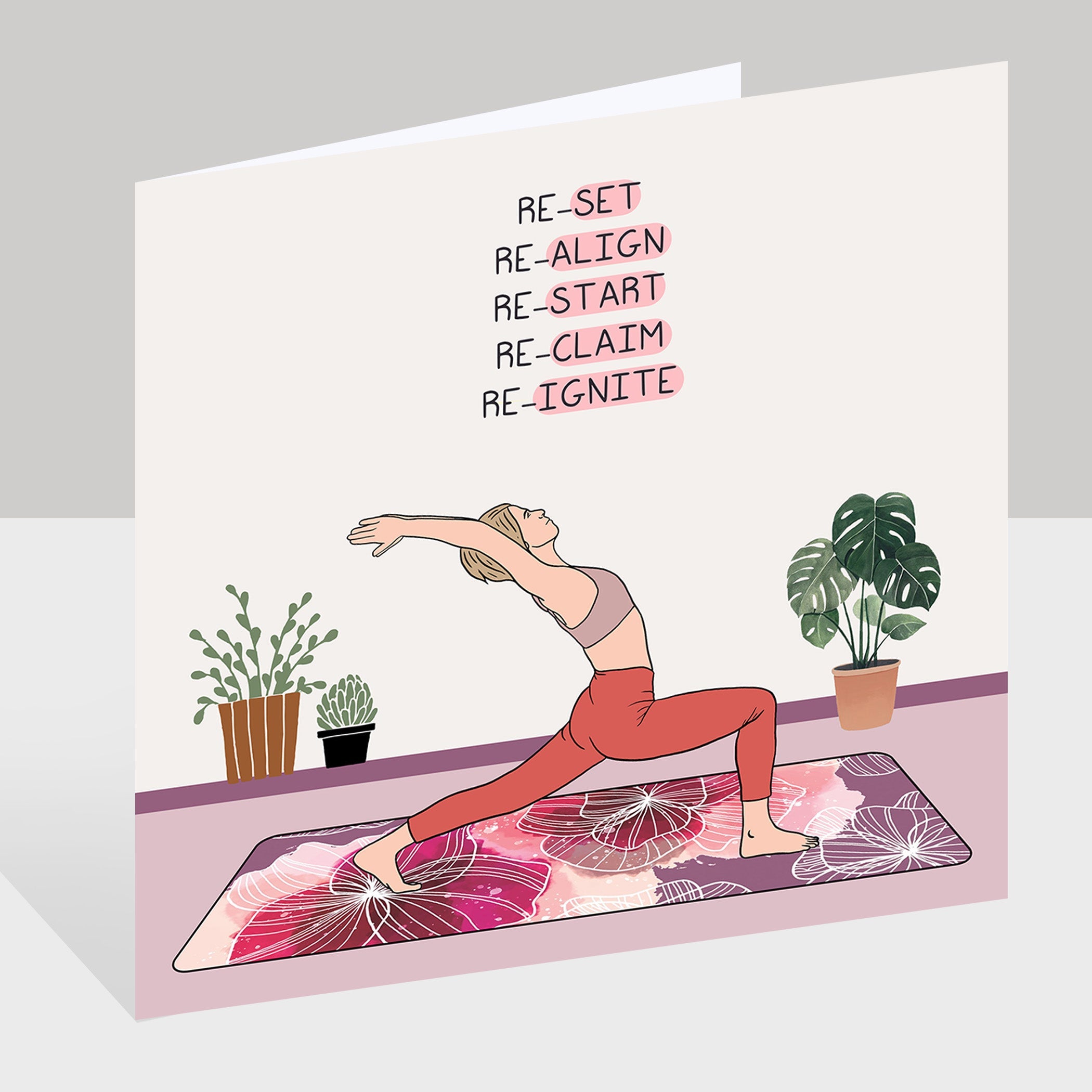 Reset, Realign, Restart Doodle Card