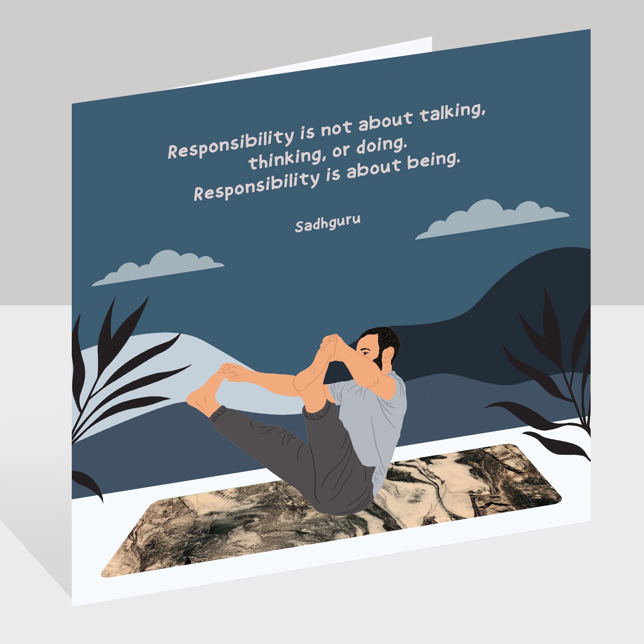 Responsibility Is About Being Doodle Card