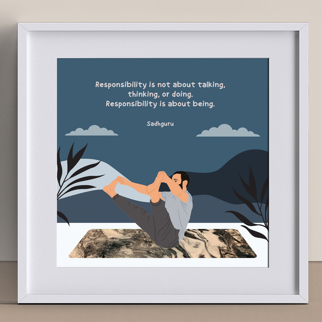 Responsibility Is About Being Doodle Card