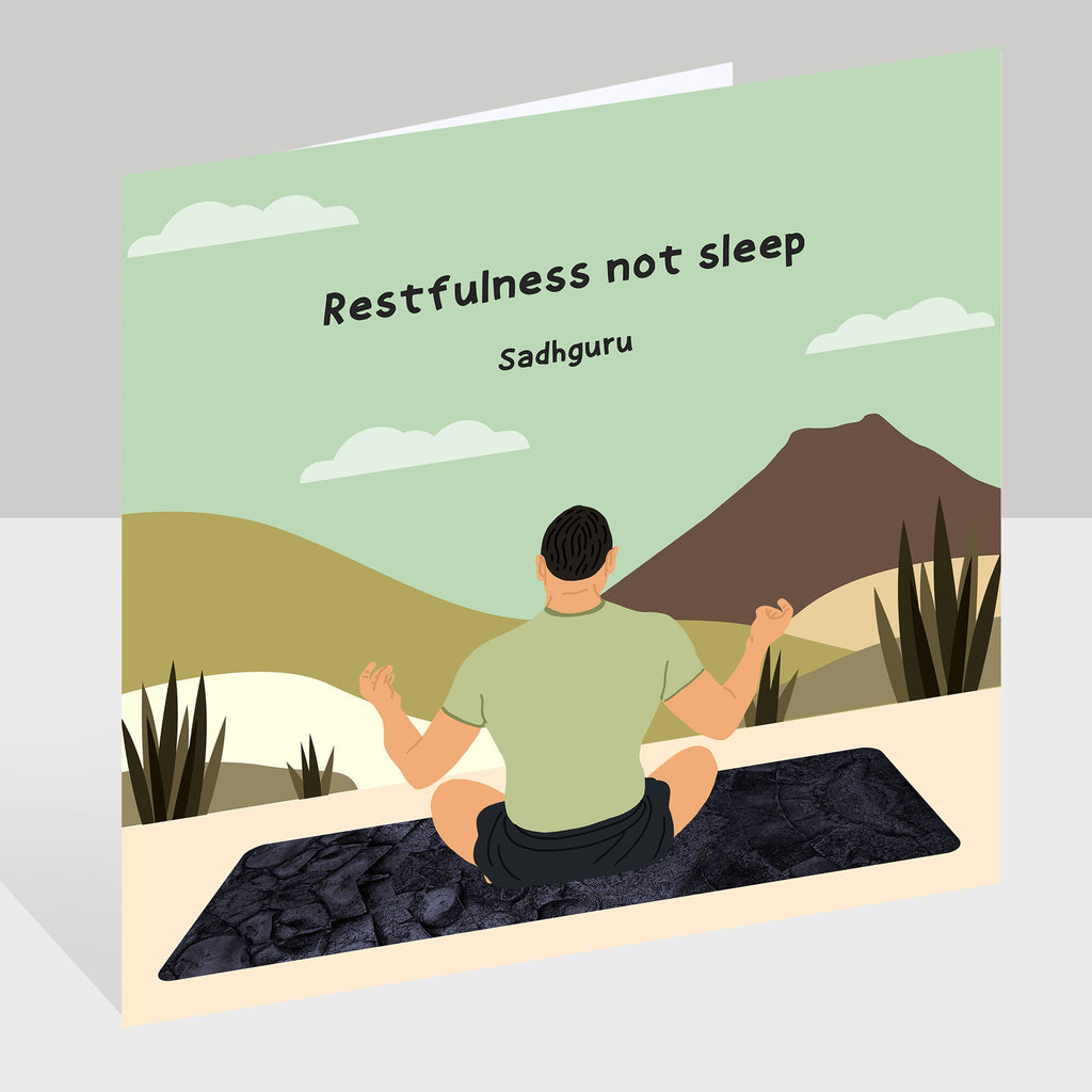 Restfulness Doodle Card