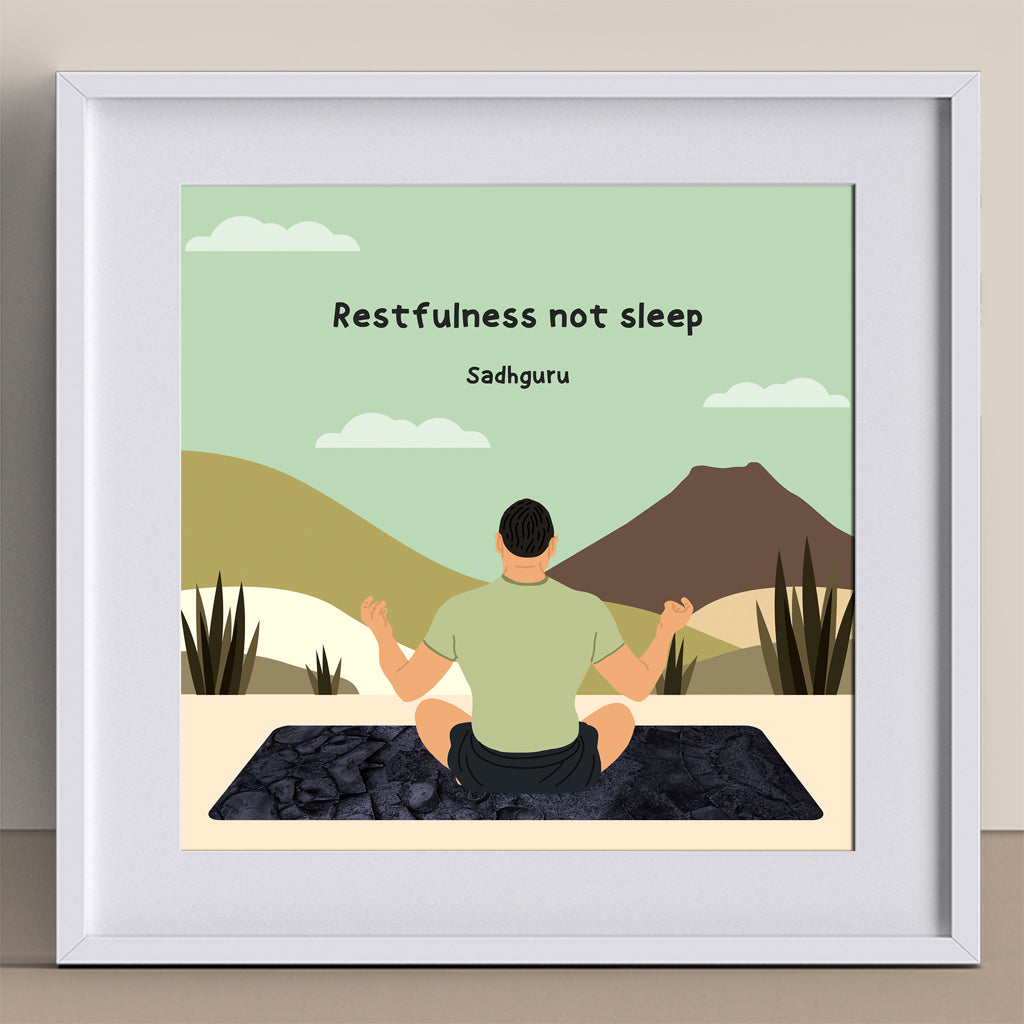 Restfulness Doodle Card
