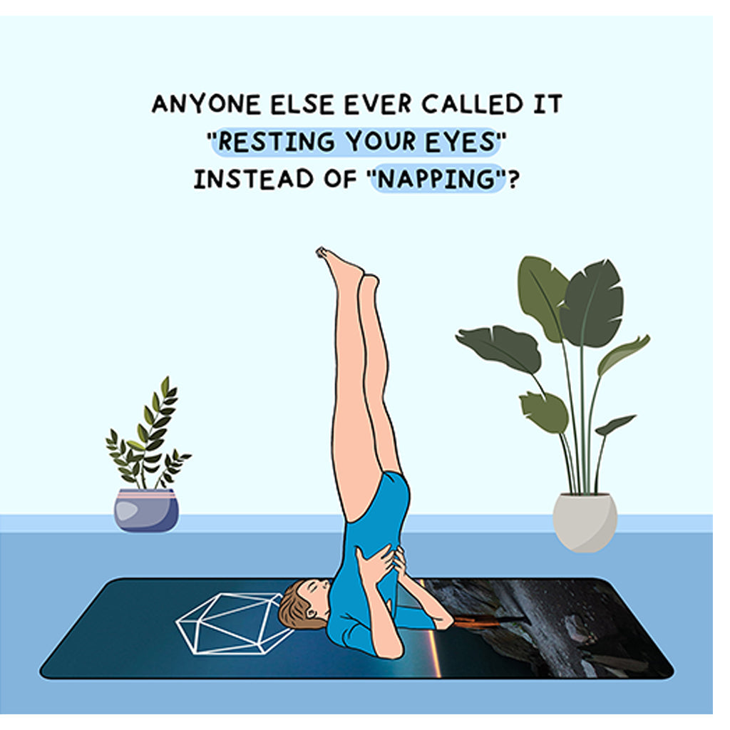 Resting Your Eyes Doodle Card