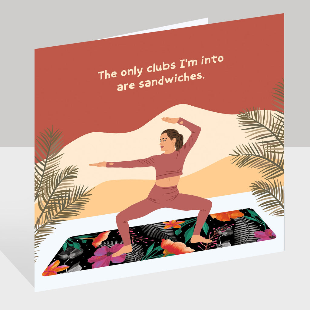 Sandwich Club Doodle Card