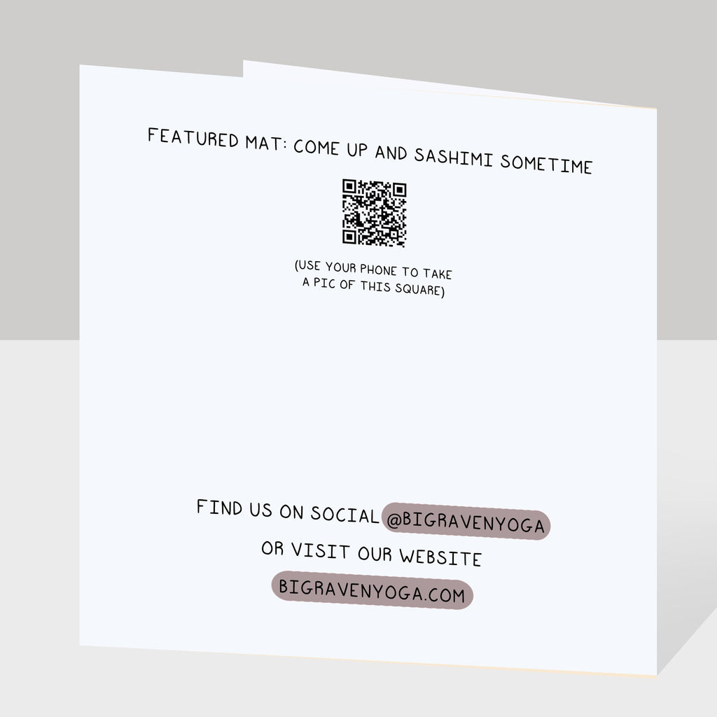 Sarcastic Comment Doodle Card