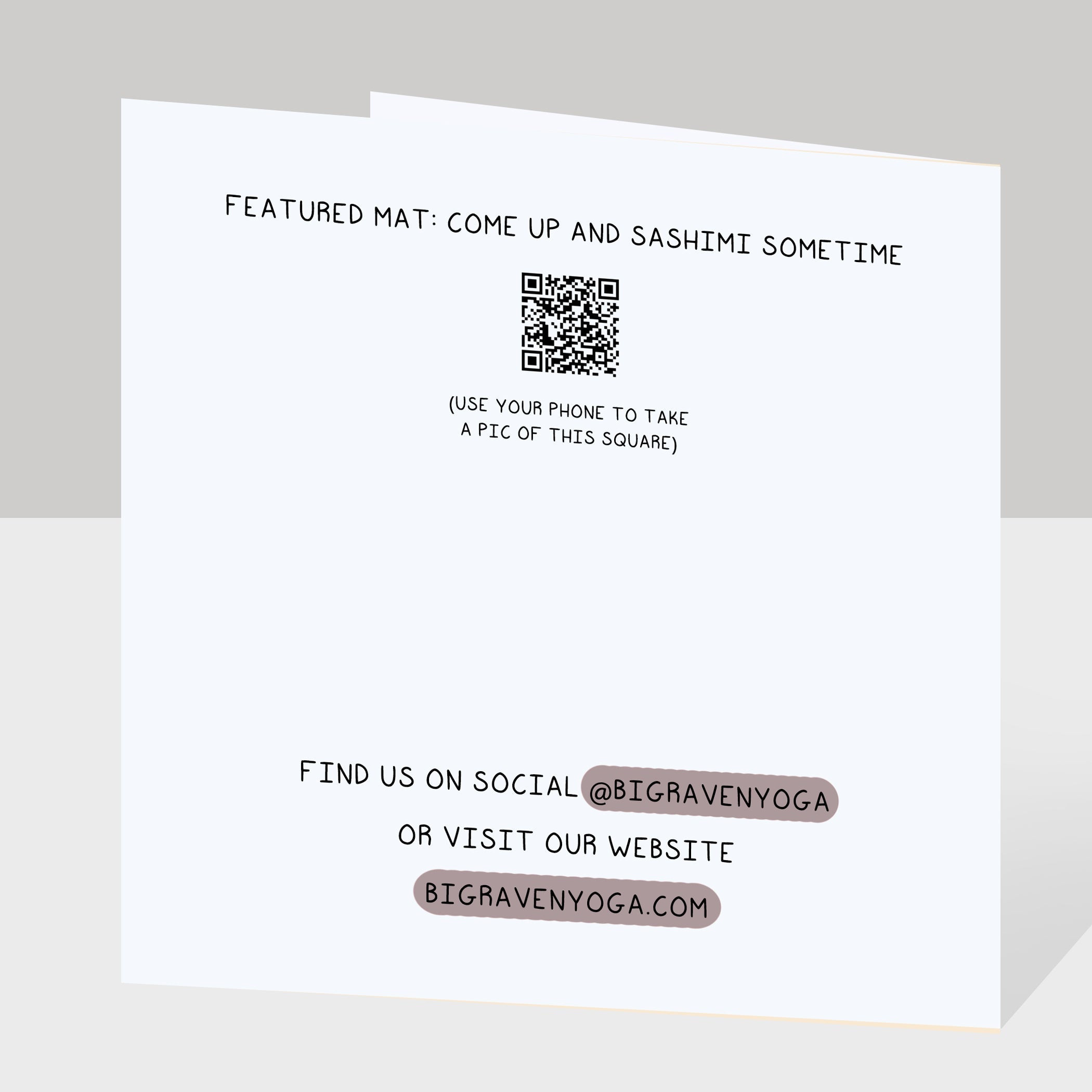 Sarcastic Comment Doodle Card