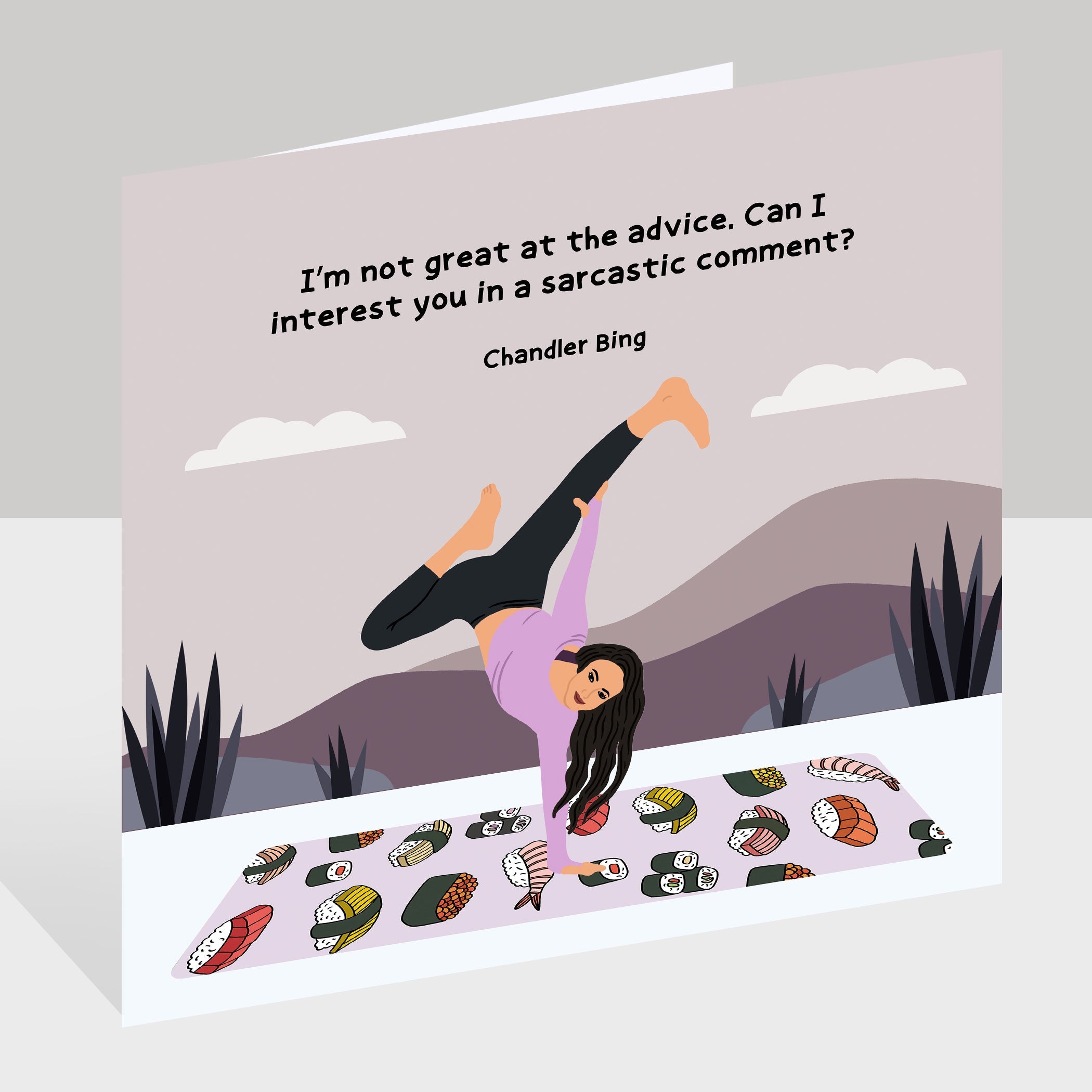 Sarcastic Comment Doodle Card