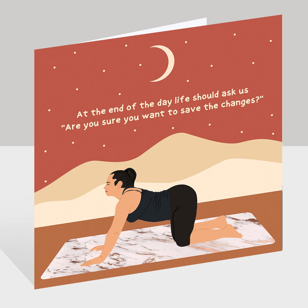 Save The Changes Doodle Card