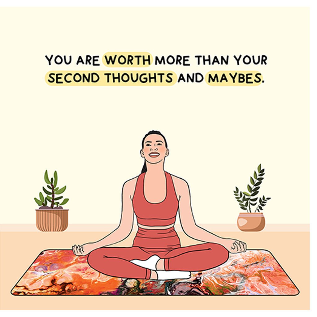 Second Thoughts And Maybes Doodle Card