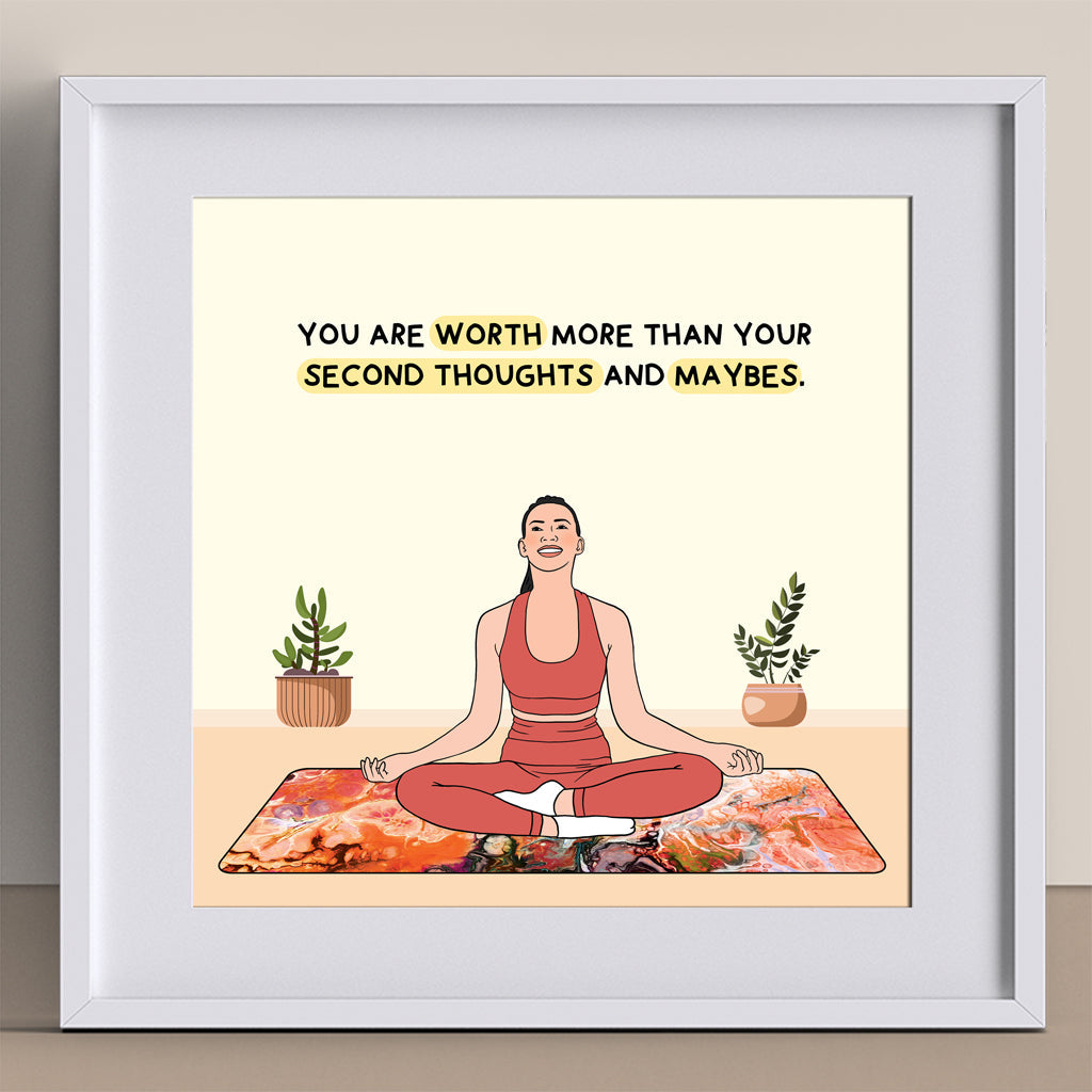 Second Thoughts And Maybes Doodle Card