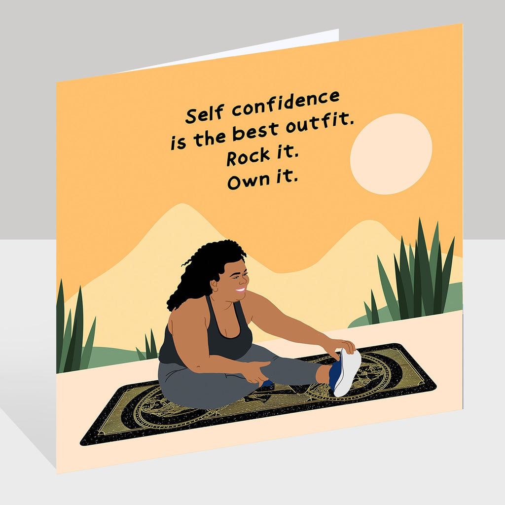 Self Confidence Doodle Card