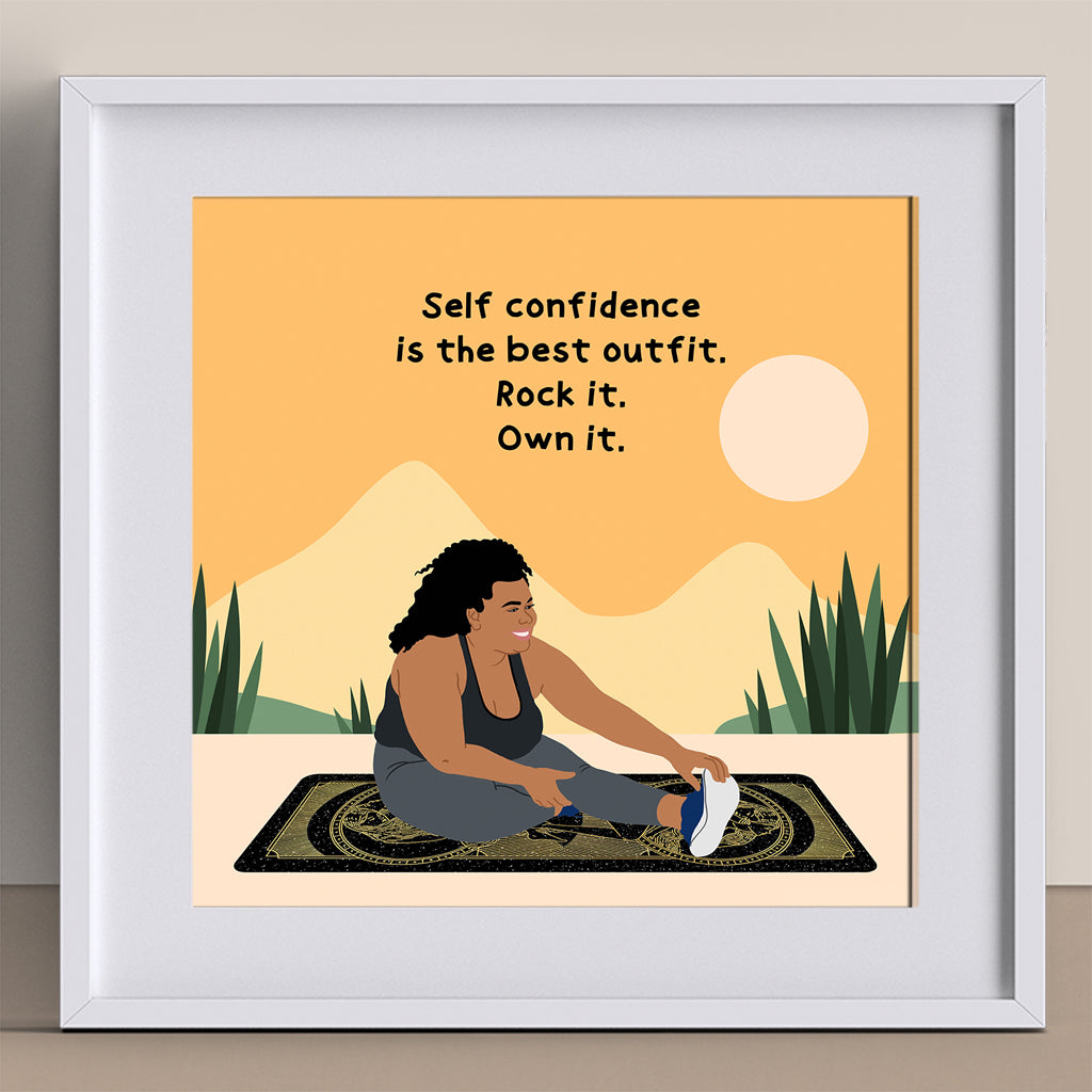 Self Confidence Doodle Card