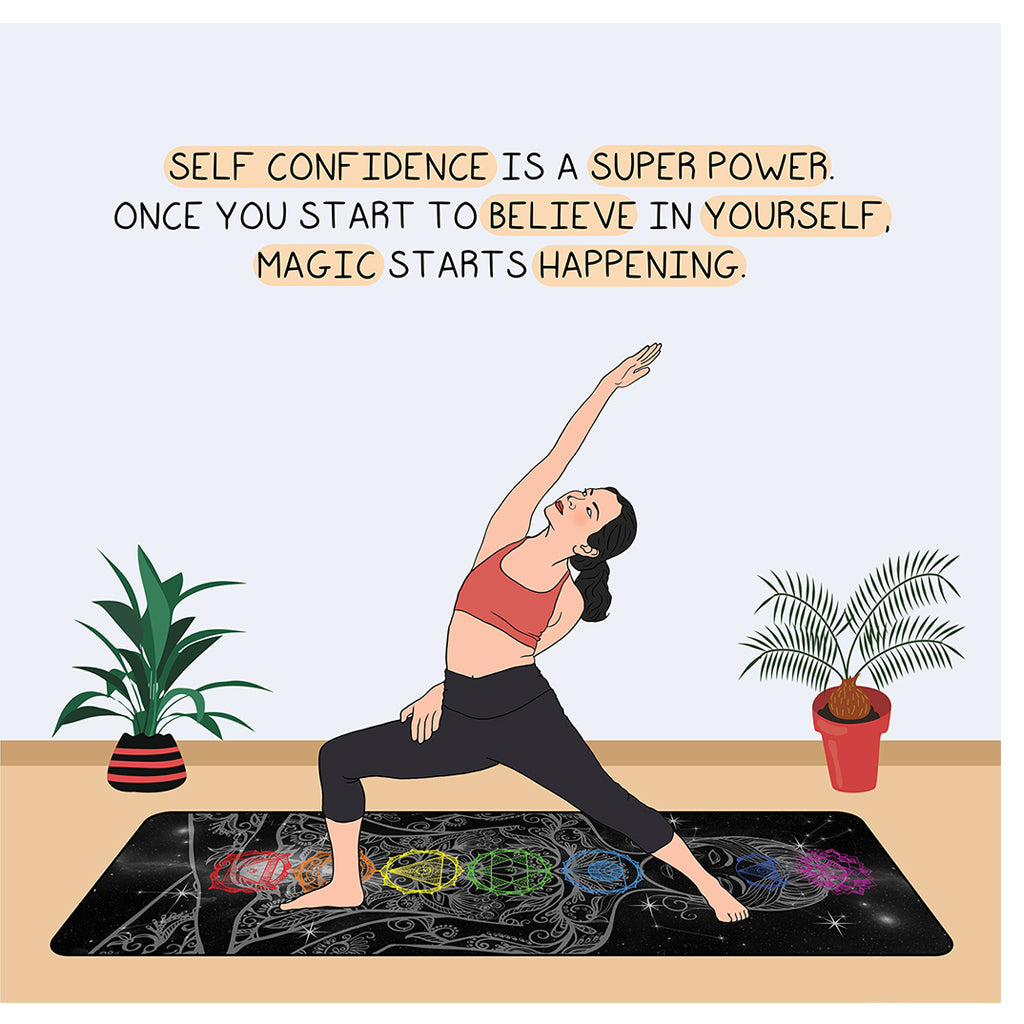 Self confidence is superpower Doodle Card