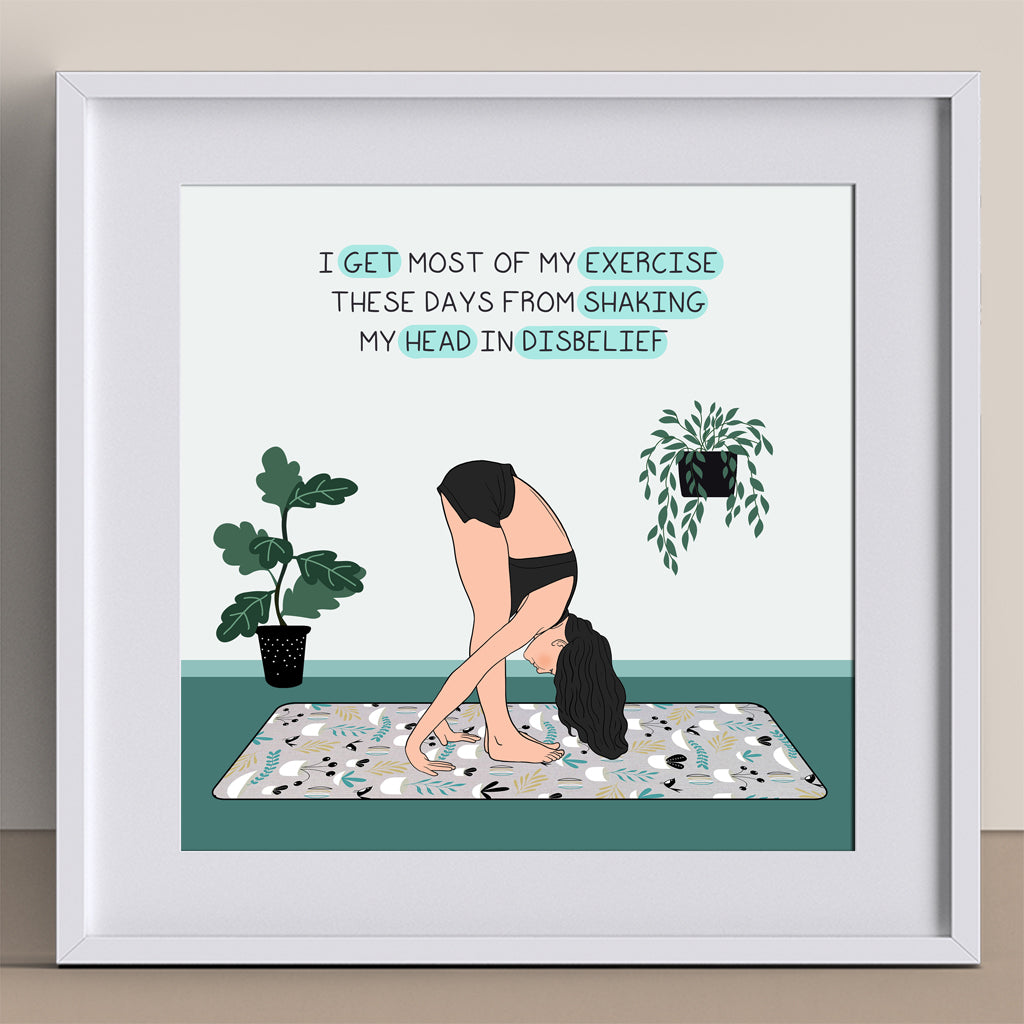 Shaking my head in disbelief Doodle Card