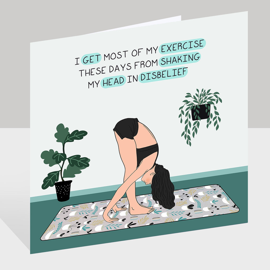 Shaking my head in disbelief Doodle Card