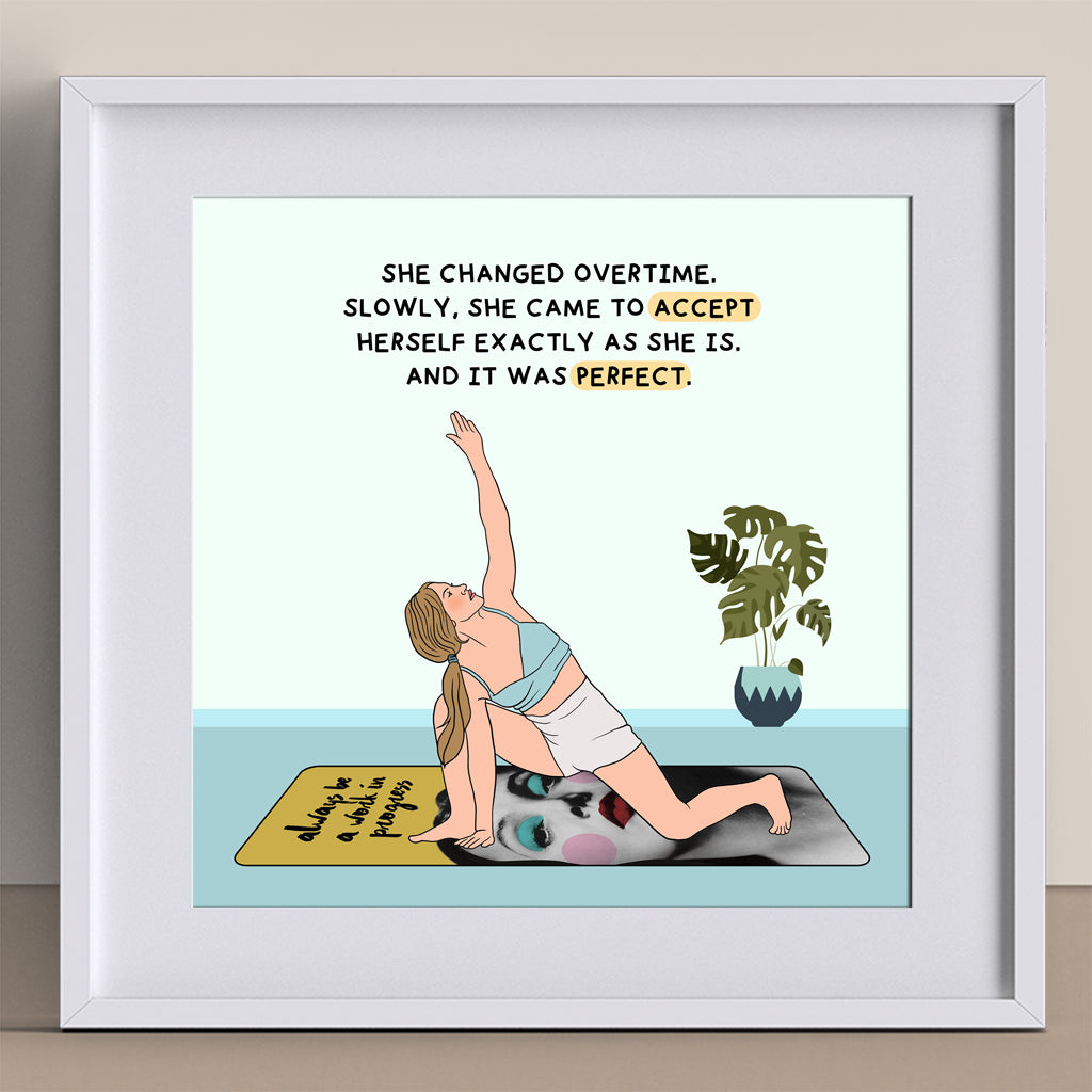 She Changed Overtime Doodle Card