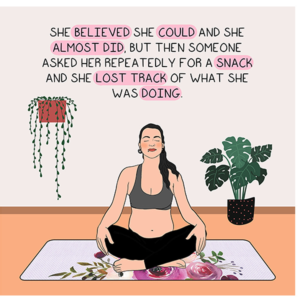 She believed she could Doodle Card