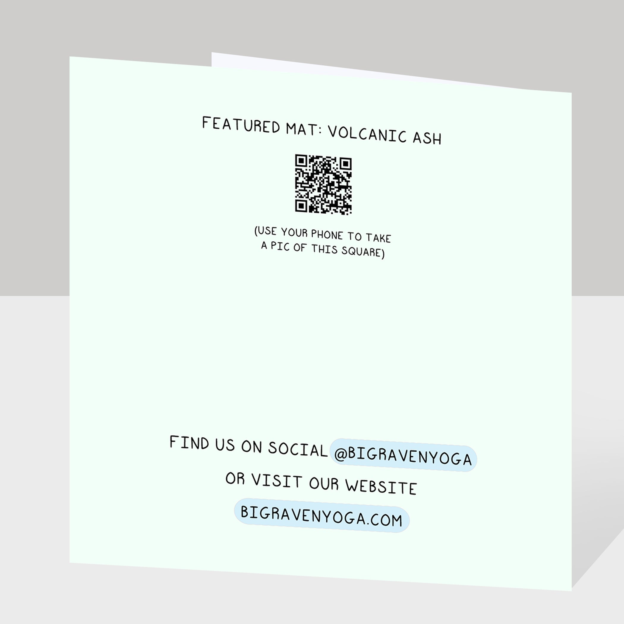 Side Plank Pose Doodle Card