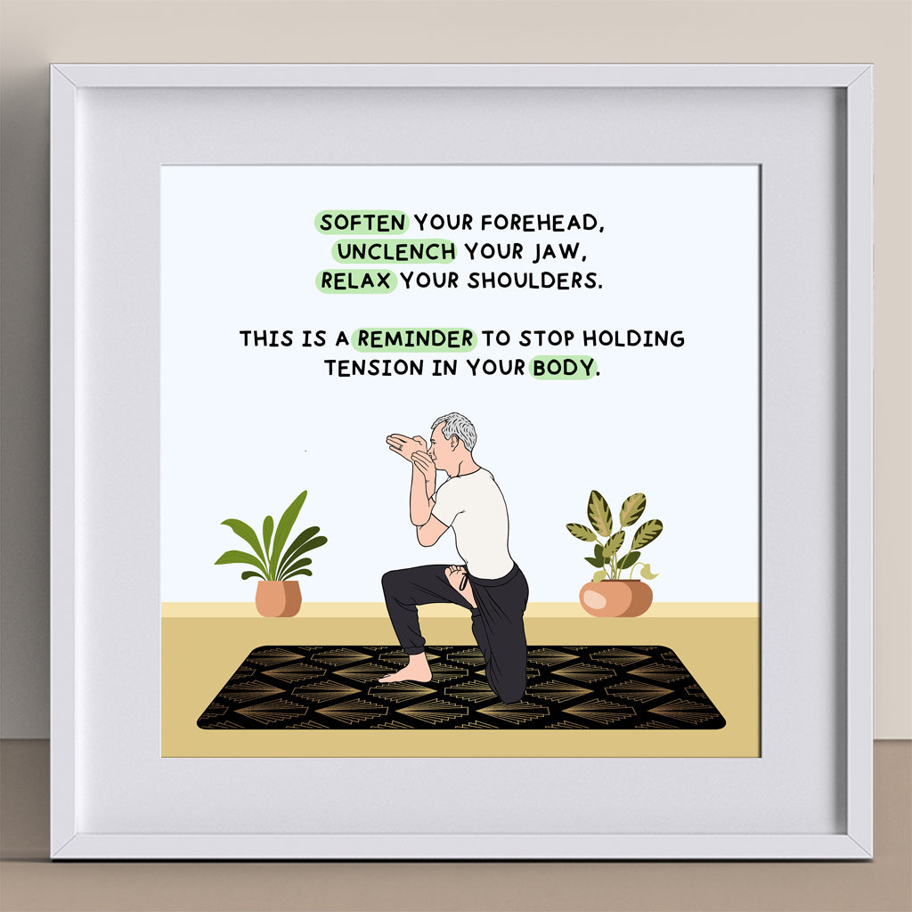 Soften Your Forehead Doodle Card