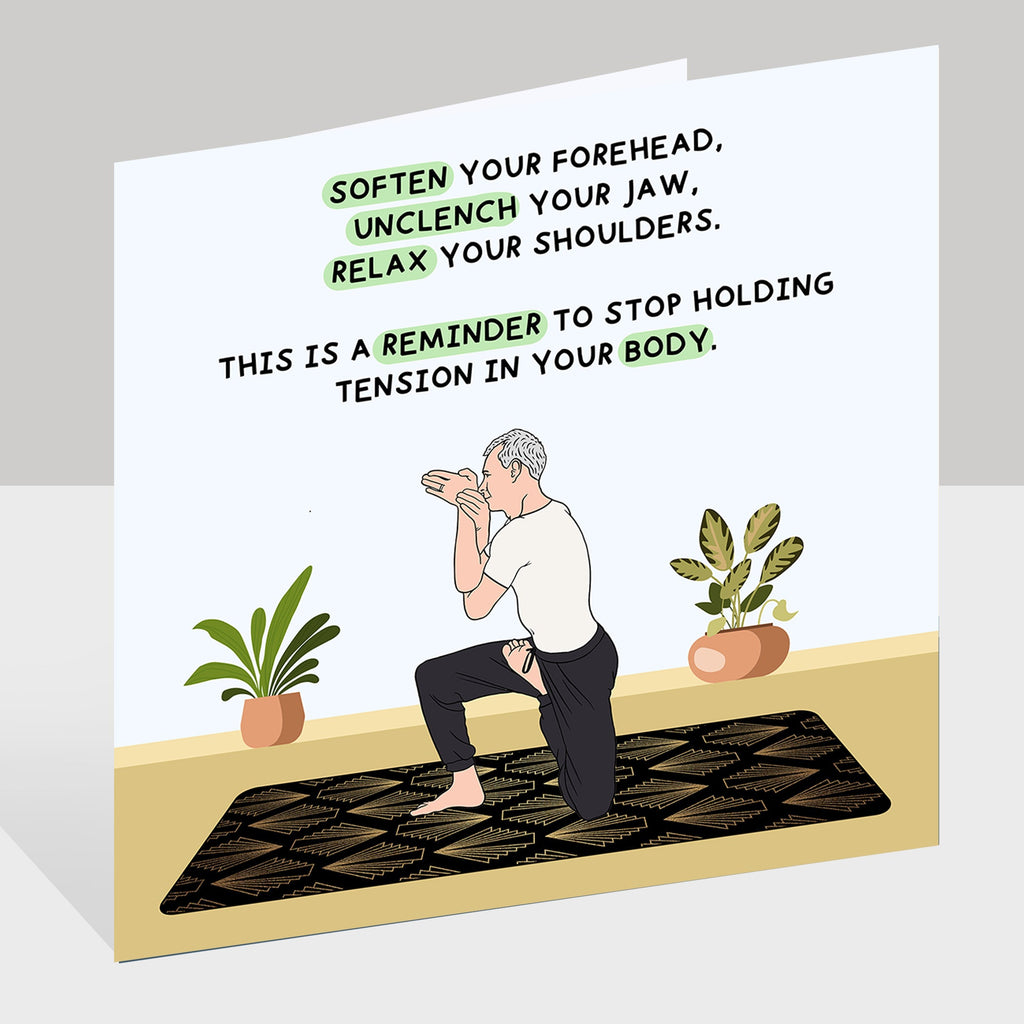 Soften Your Forehead Doodle Card