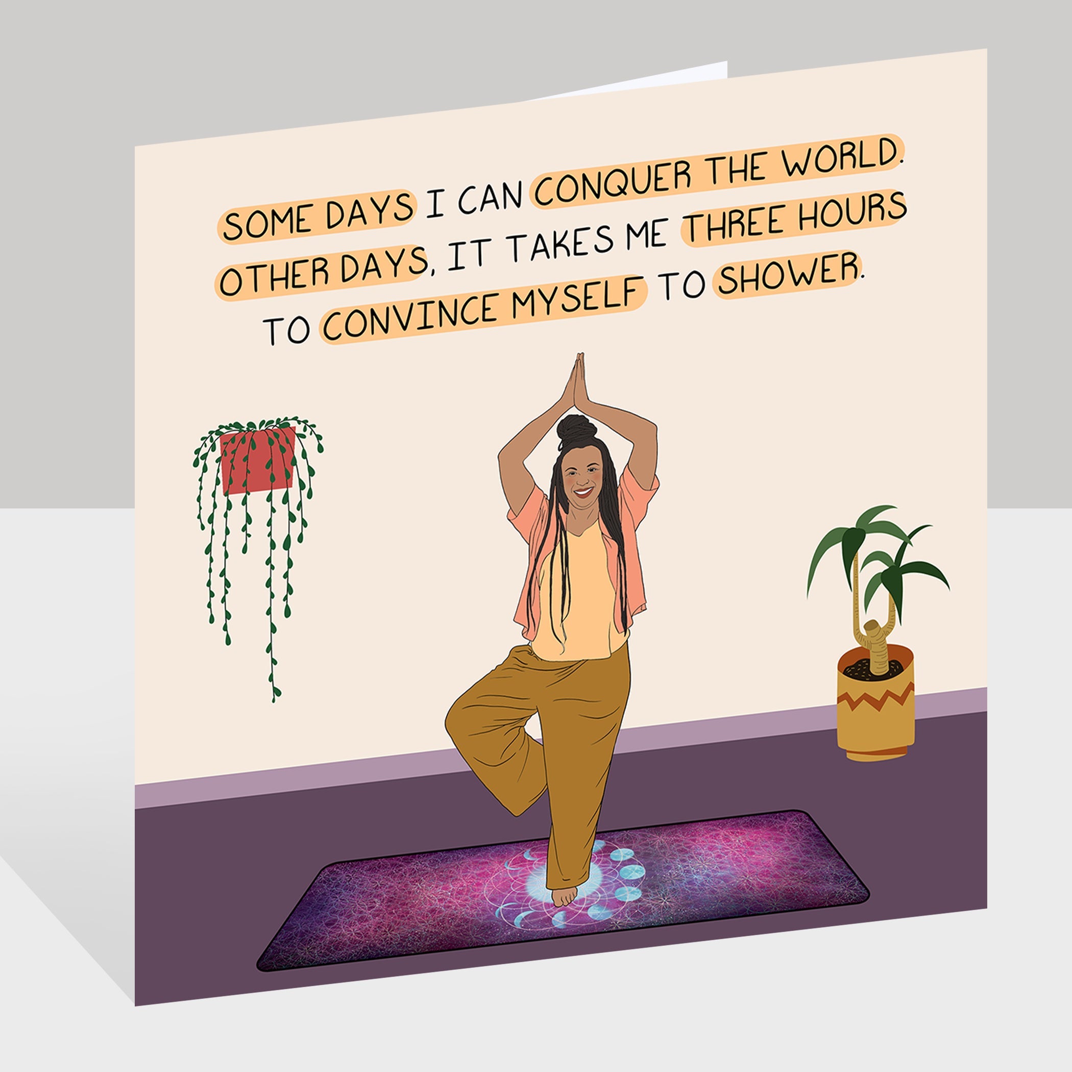 Some Days Doodle Card