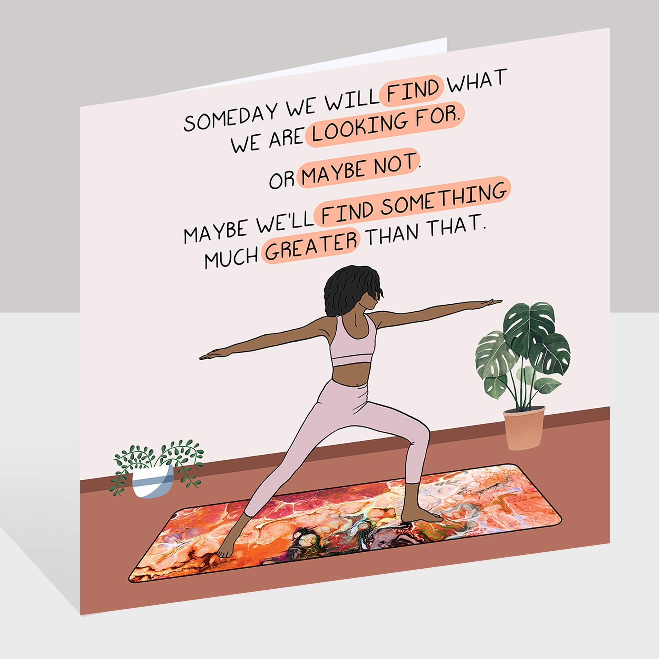 Someday we'll find what were looking for Doodle Card