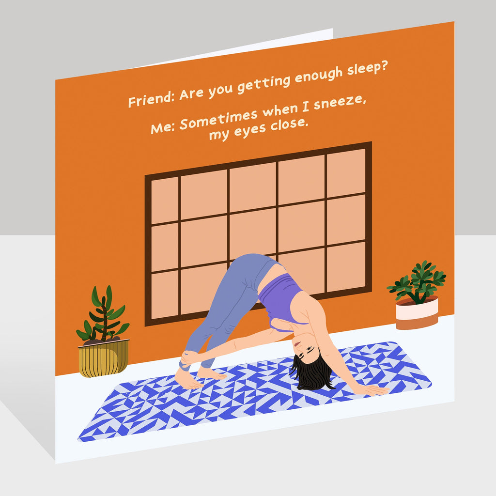 Sometimes When I Sneeze Doodle Card